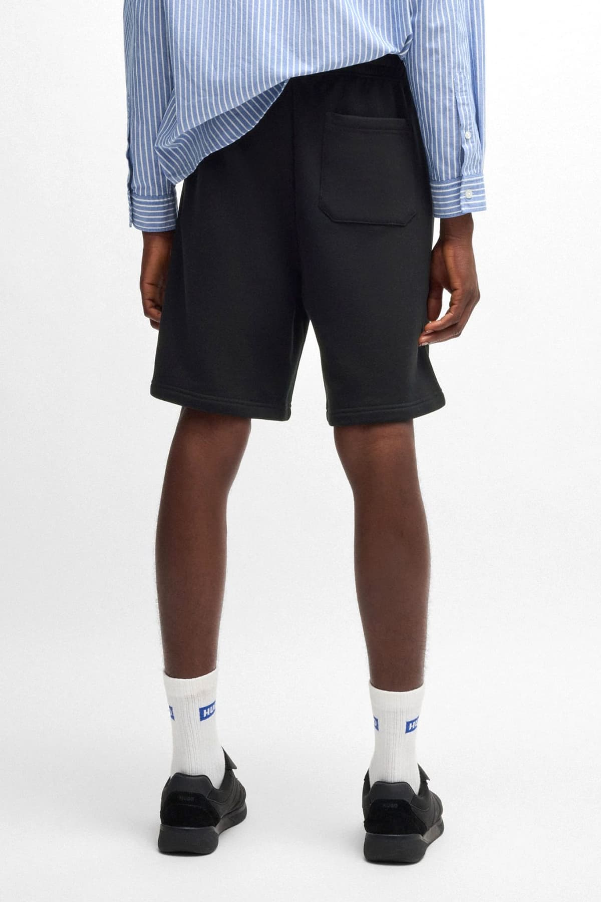 HUGO BLUE ΒΕΡΜΟΥΔΑ ΦΟΥΤΕΡ NOMARIO ΜΑΥΡΟ