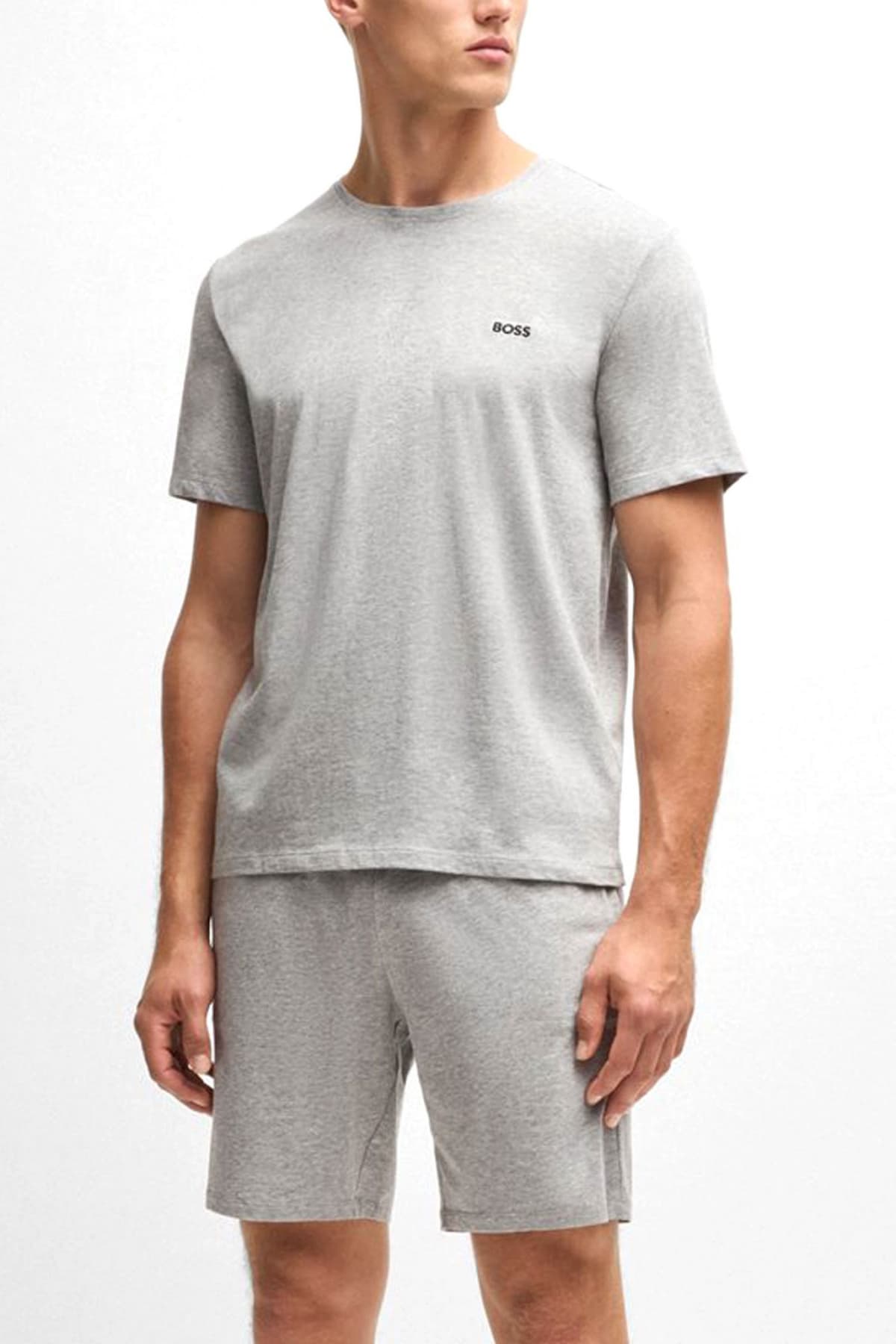 BOSS BODYWEAR T-SHIRT MIX&MATCH T-SHIRT R ΓΚΡΙ