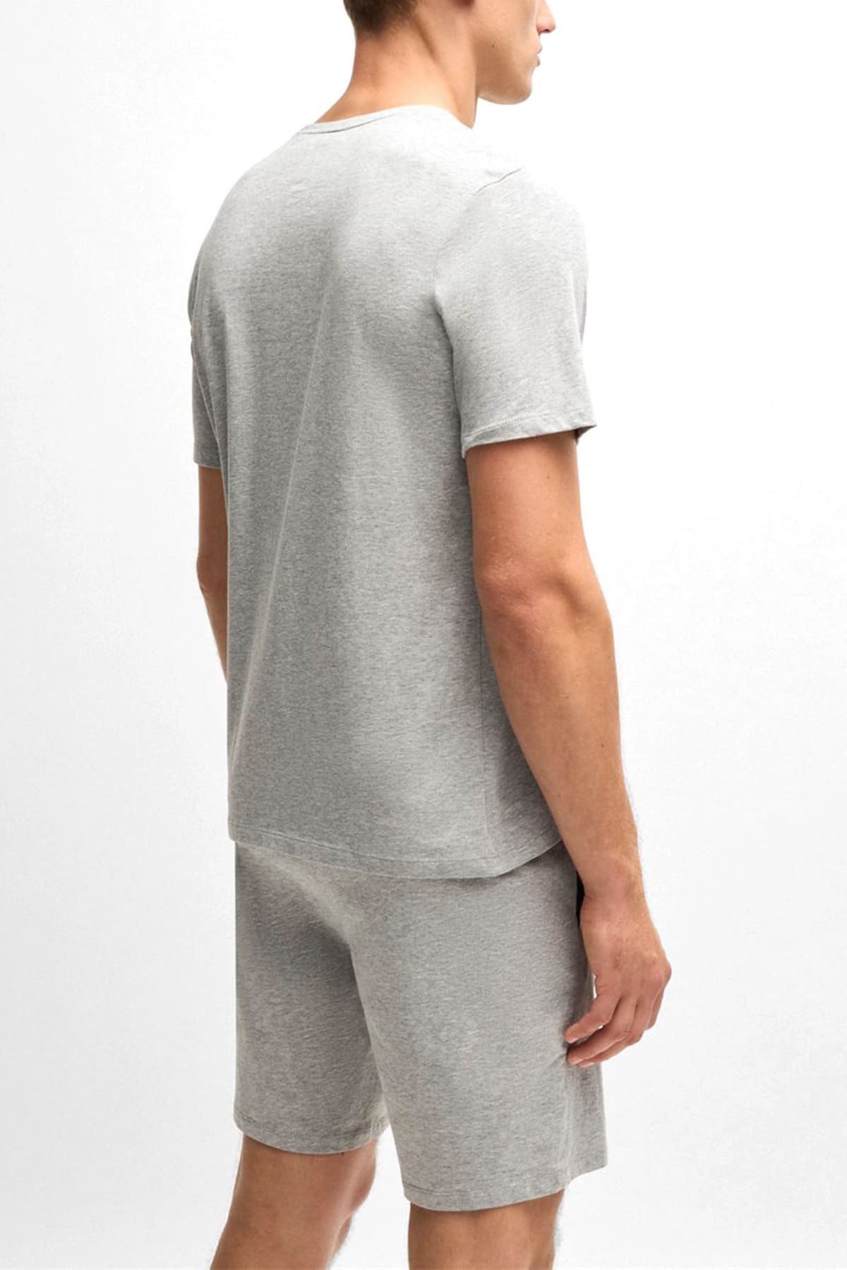 BOSS BODYWEAR T-SHIRT MIX&MATCH T-SHIRT R ΓΚΡΙ