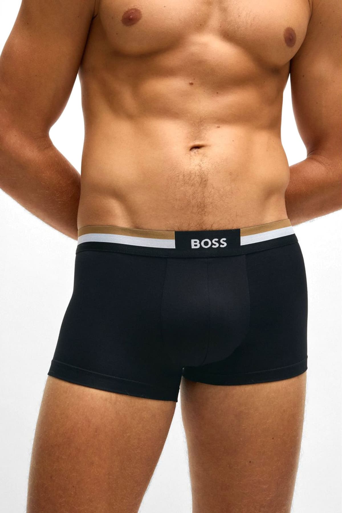 BOSS ΕΣΩΡΟΥΧΑ TRUNK 3P MOTION COOLMAX/COTTON STRETCH ΜΑΥΡO