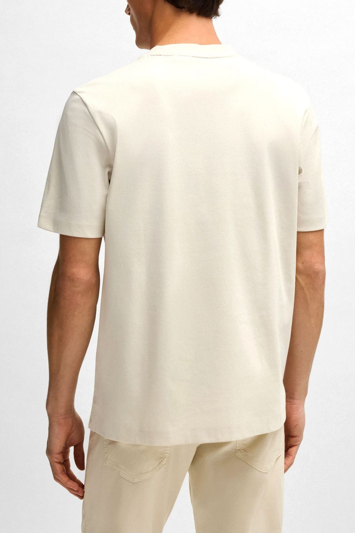 Men's T-Shirts Boss Ecru