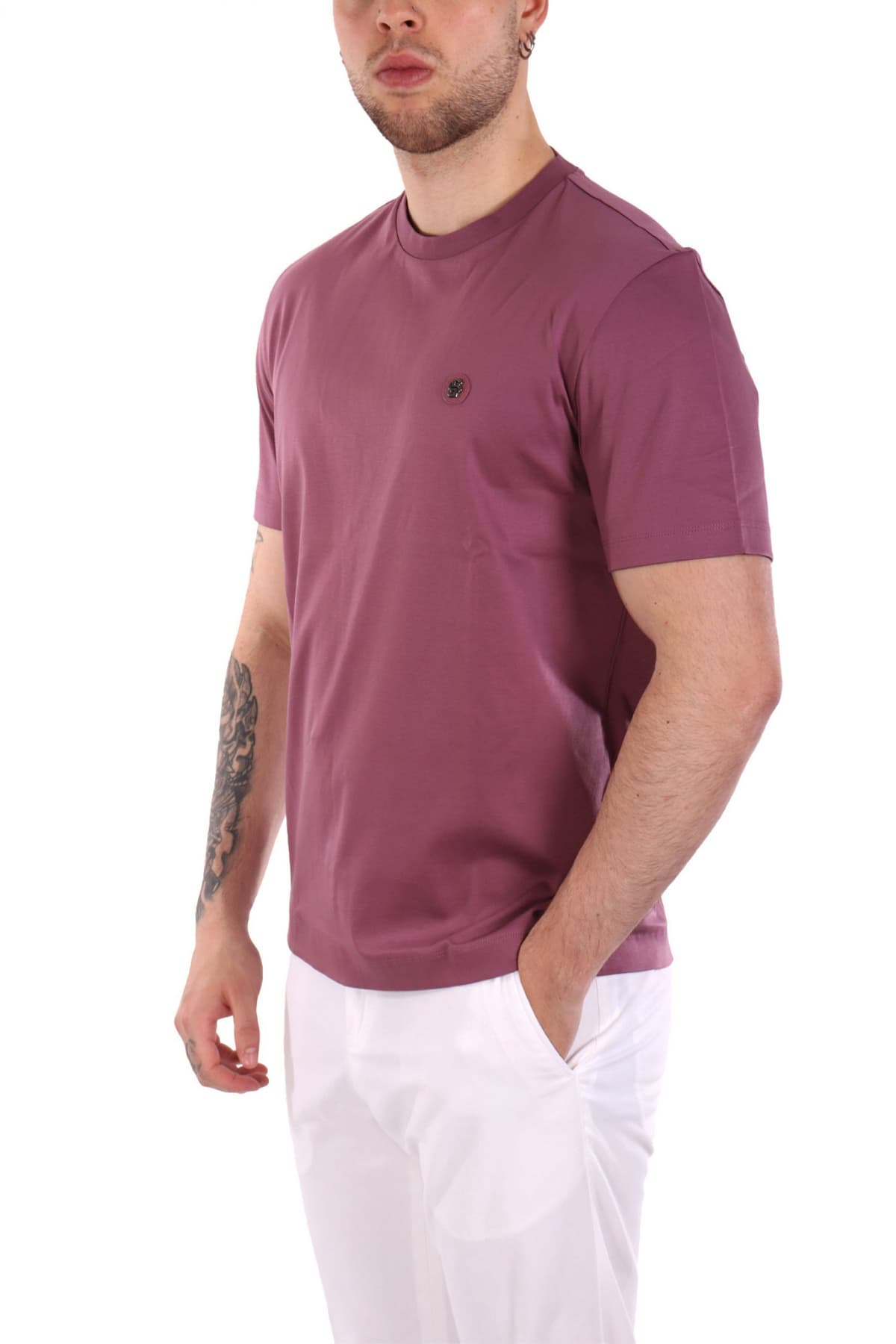 BOSS T-SHIRT REGULAR FIT MERCERISED TAUT 01 ΜΕΛΙΤΖΑΝΙ