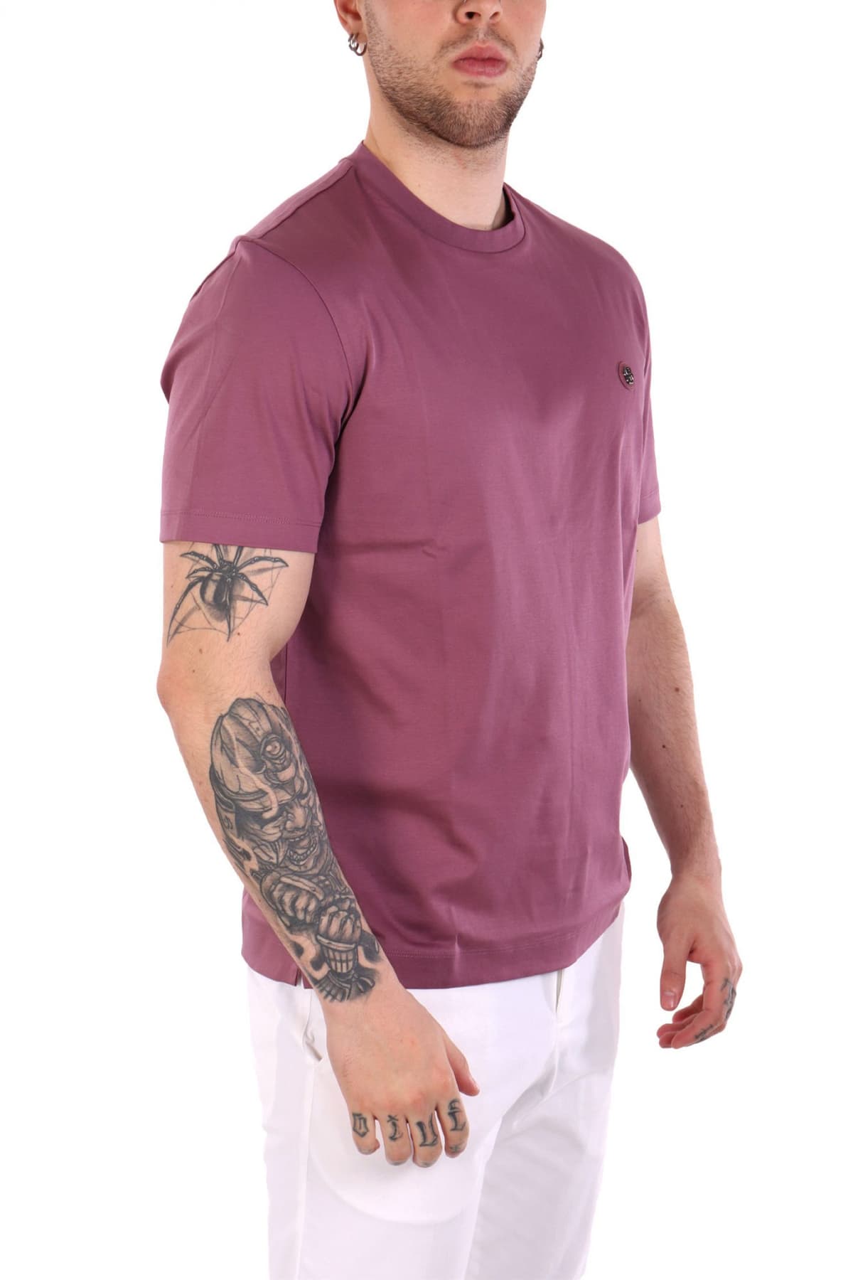 BOSS T-SHIRT REGULAR FIT MERCERISED TAUT 01 ΜΕΛΙΤΖΑΝΙ