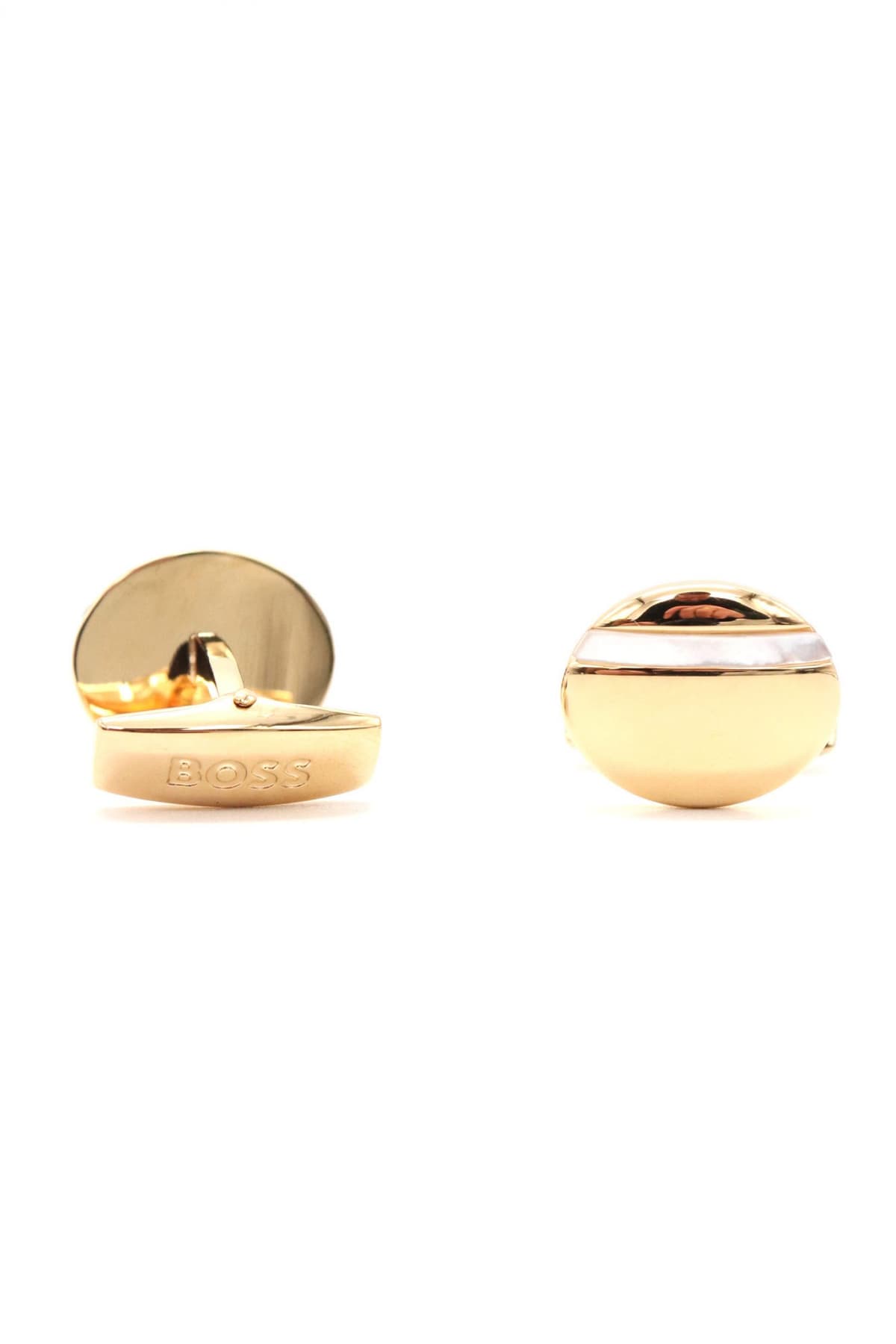 BOSS ΜΑΝΙΚΕΤΟΚΟΥΜΠΟ L-OVALINE-CUF ΧΡΥΣΟ
