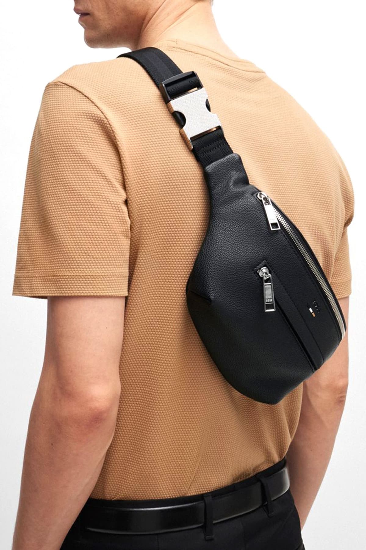 BOSS ΤΣΑΝΤΑΚΙ ΜΕΣΗΣ RAY_BELTBAG ΜΑΥΡΟ