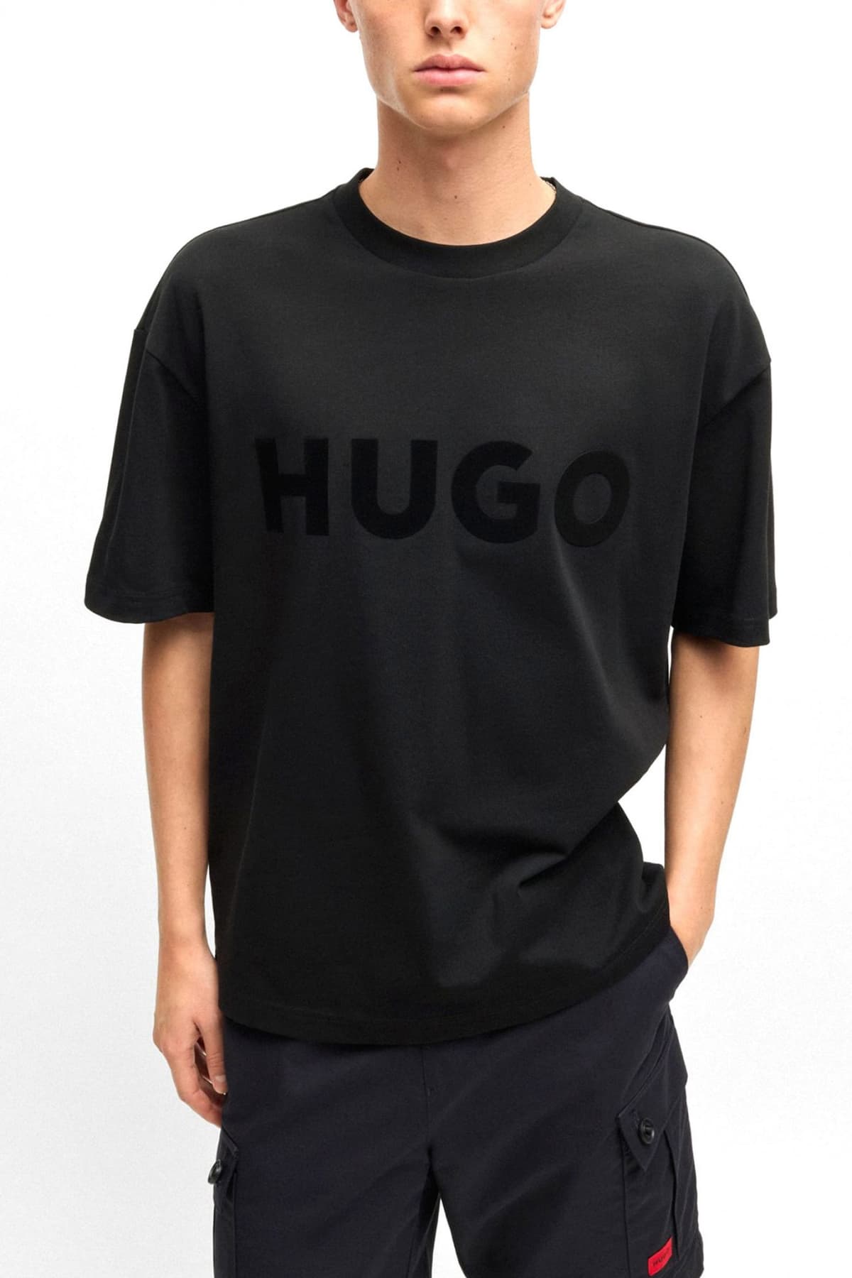 Men's T-Shirts Hugo Black