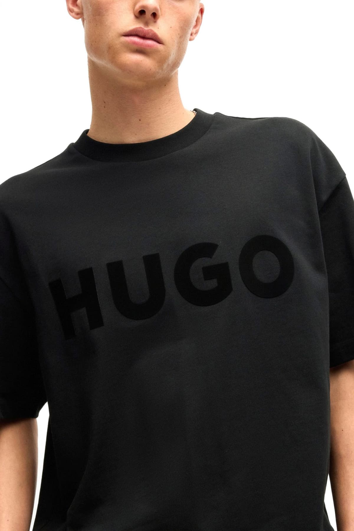 Men's T-Shirts Hugo Black