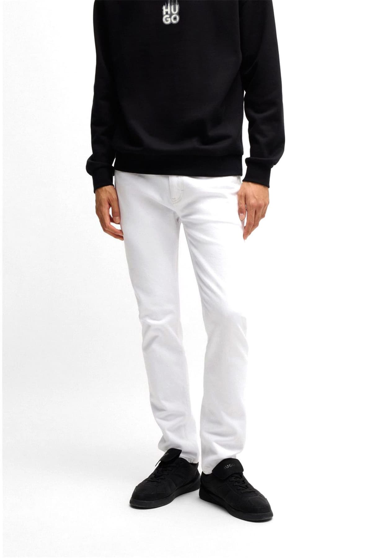 HUGO ΠΑΝΤΕΛΟΝΙ JEANS 708 SLIM FIT ΛΕΥΚΟ