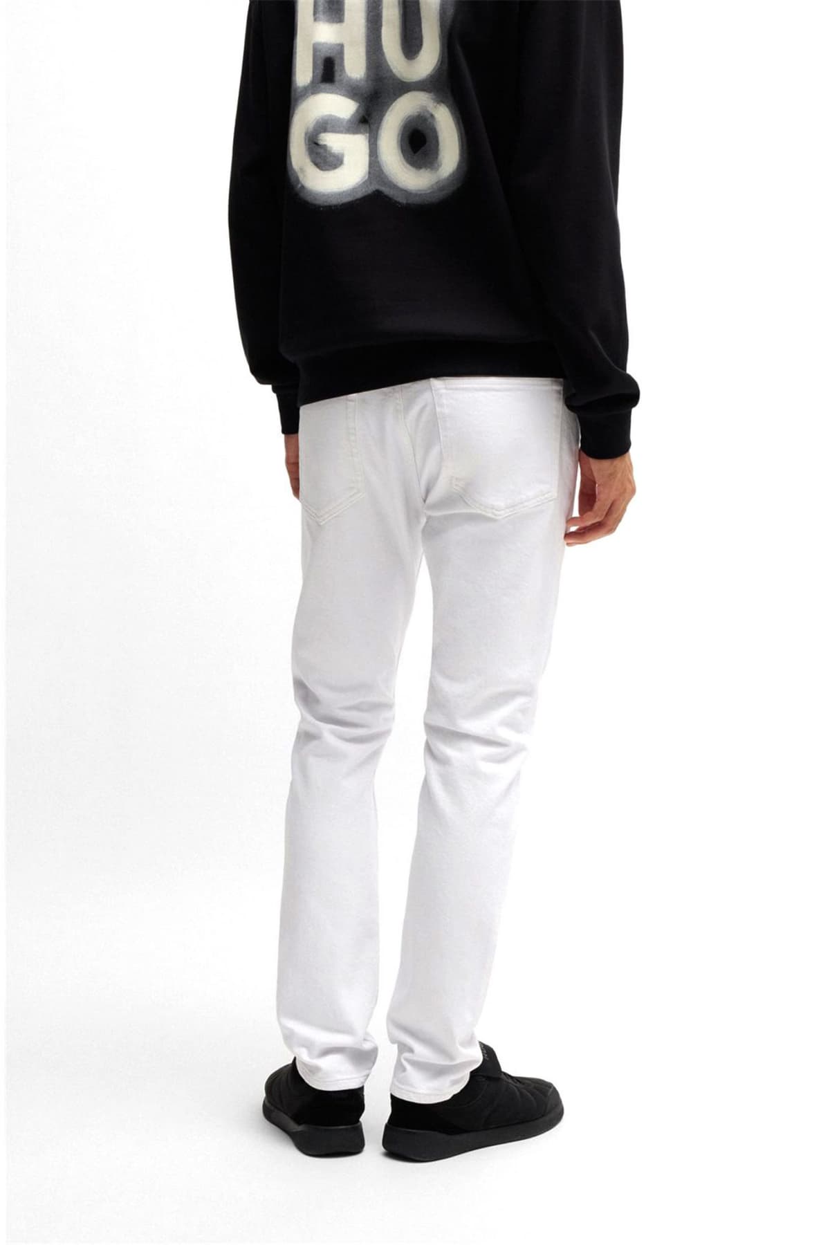 HUGO ΠΑΝΤΕΛΟΝΙ JEANS 708 SLIM FIT ΛΕΥΚΟ