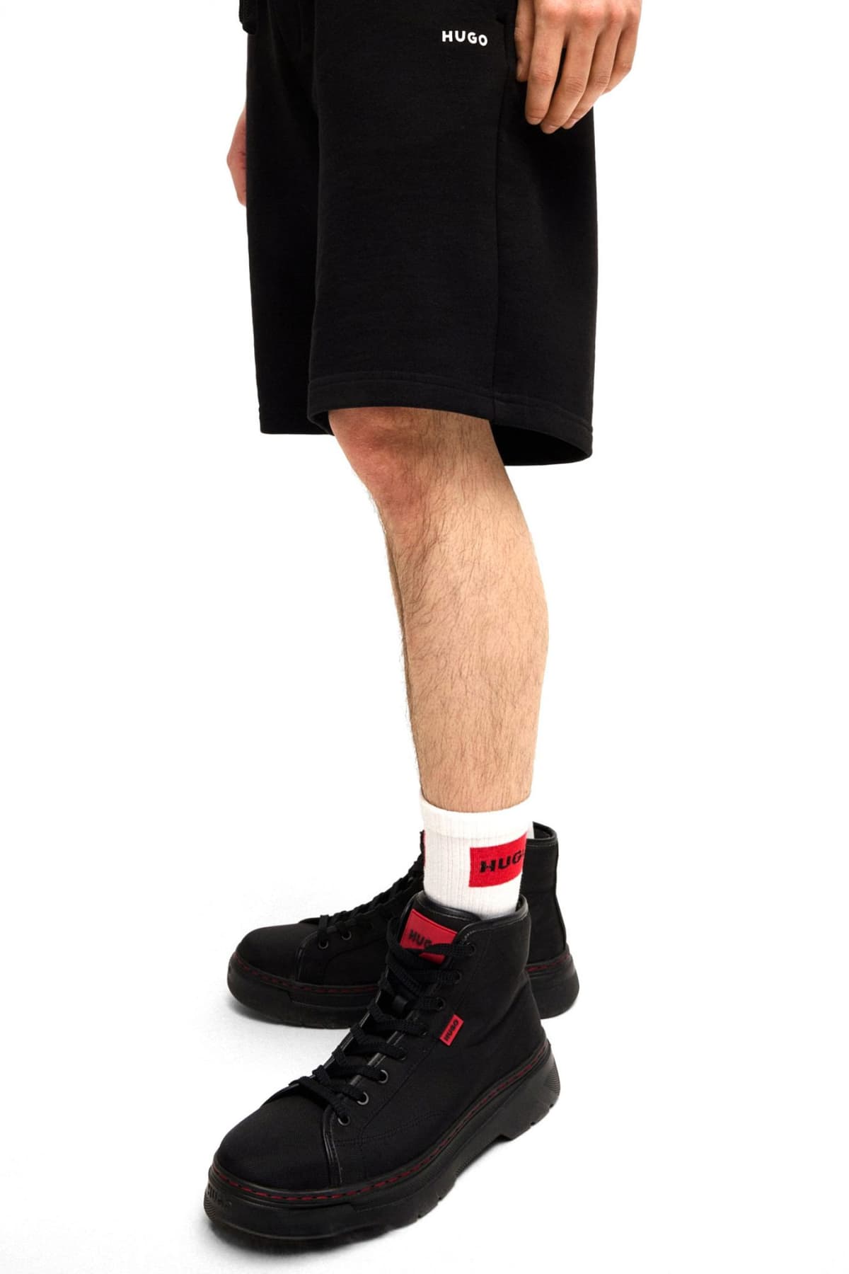 HUGO ΒΕΡΜΟΥΔΑ DAYONO LOGO ΜΑΥΡΟ