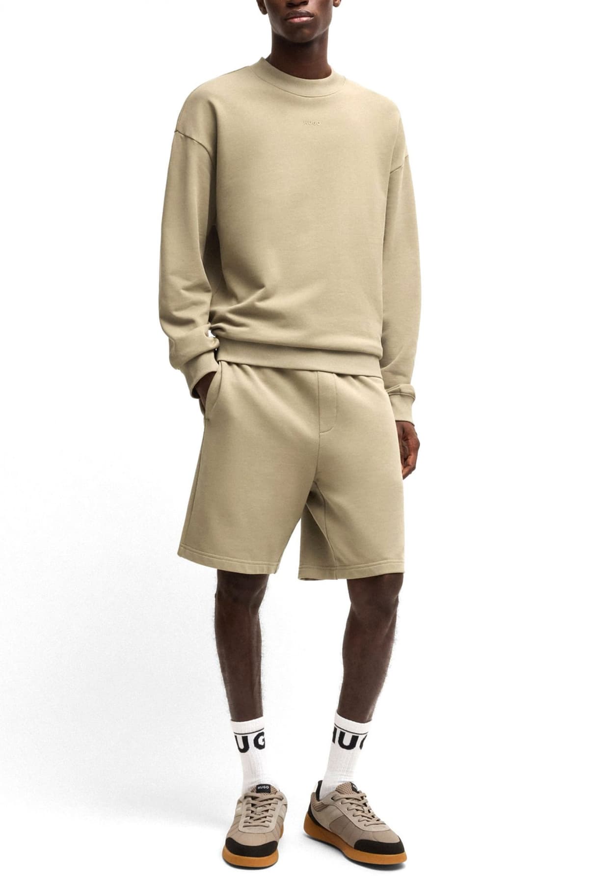 HUGO ΒΕΡΜΟΥΔΑ DAYONO LOGO ΧΑΚΙ