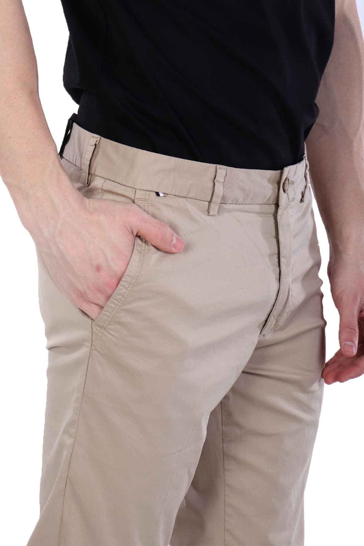 BOSS ΠΑΝΤΕΛΟΝΙ CHINO SLIM FIT H-KAITON ΜΠΕΖ