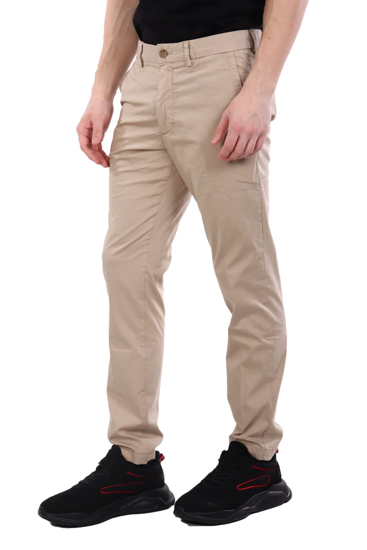 BOSS ΠΑΝΤΕΛΟΝΙ CHINO SLIM FIT H-KAITON ΜΠΕΖ