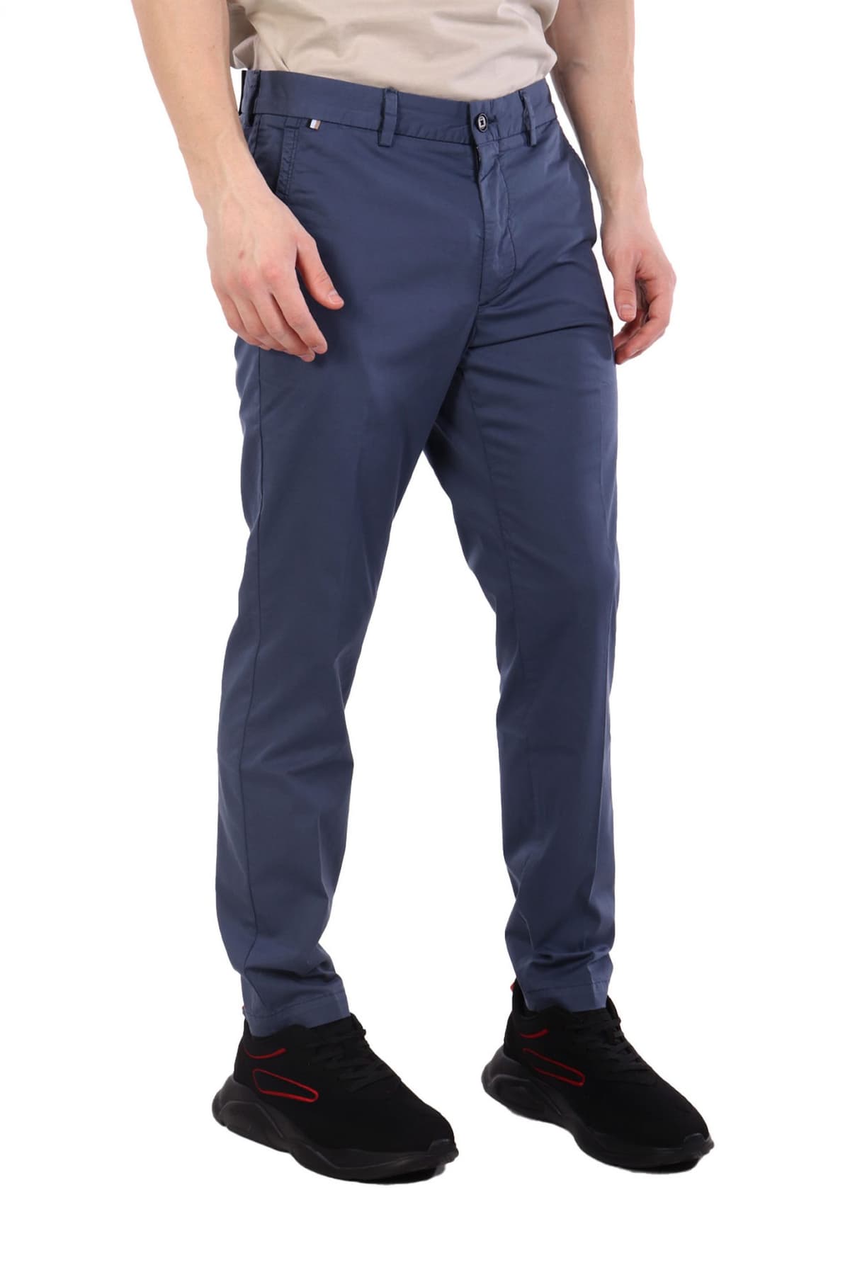 BOSS ΠΑΝΤΕΛΟΝΙ CHINO SLIM FIT H-KAITON ΜΠΛΕ