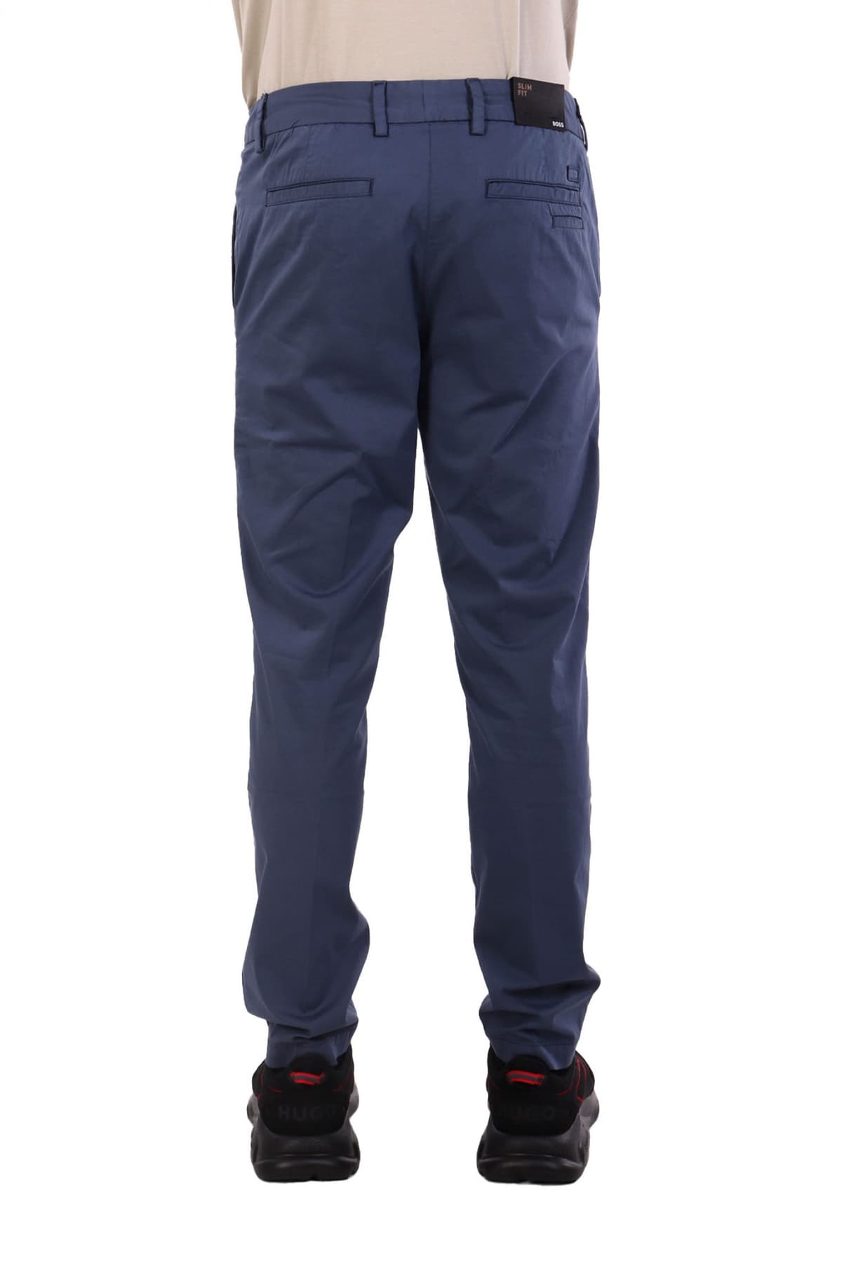 BOSS ΠΑΝΤΕΛΟΝΙ CHINO SLIM FIT H-KAITON ΜΠΛΕ
