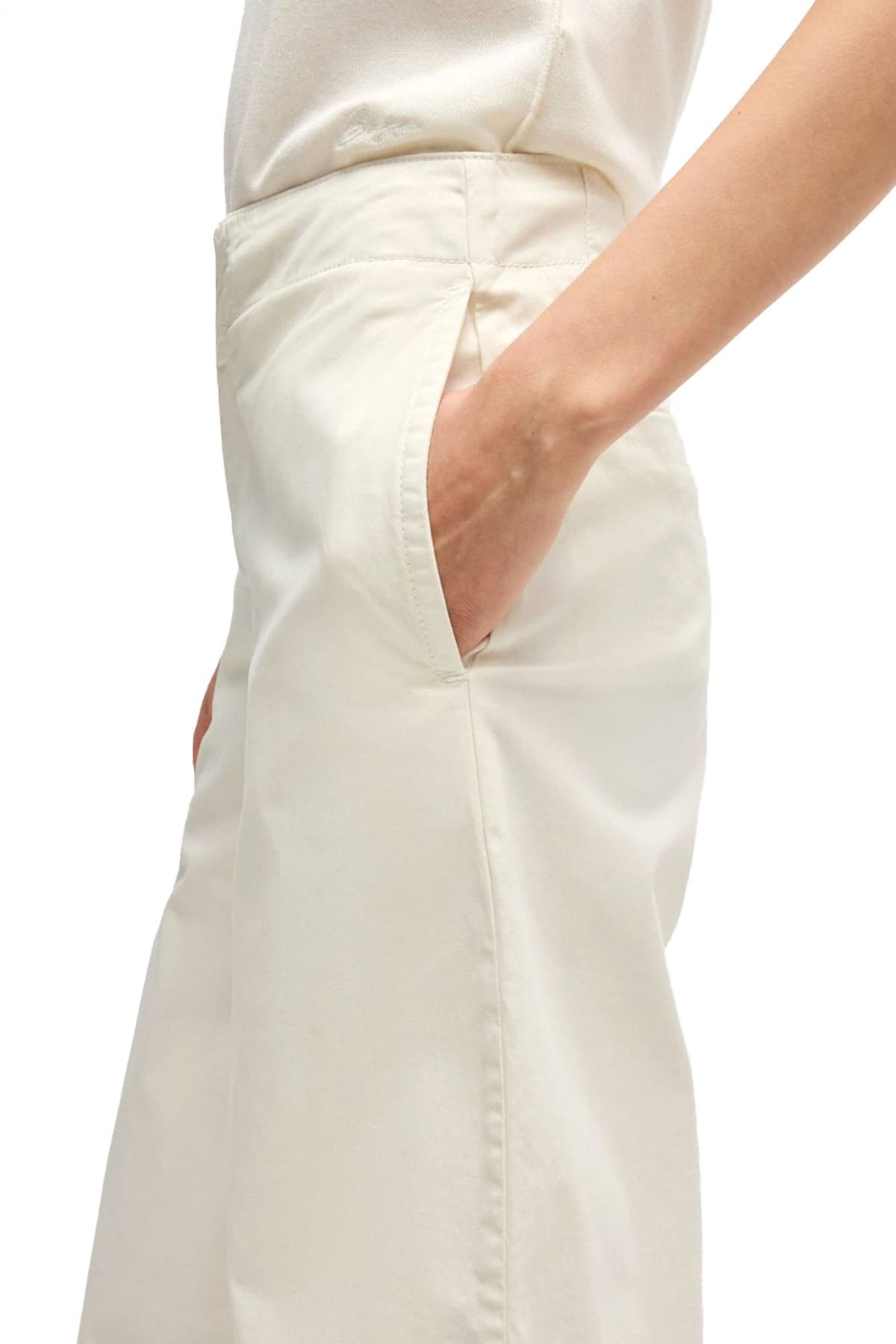 BOSS CASUAL ΠΑΝΤΕΛΟΝΑ CROP C_TAHIANA-D ΕΚΡΟΥ