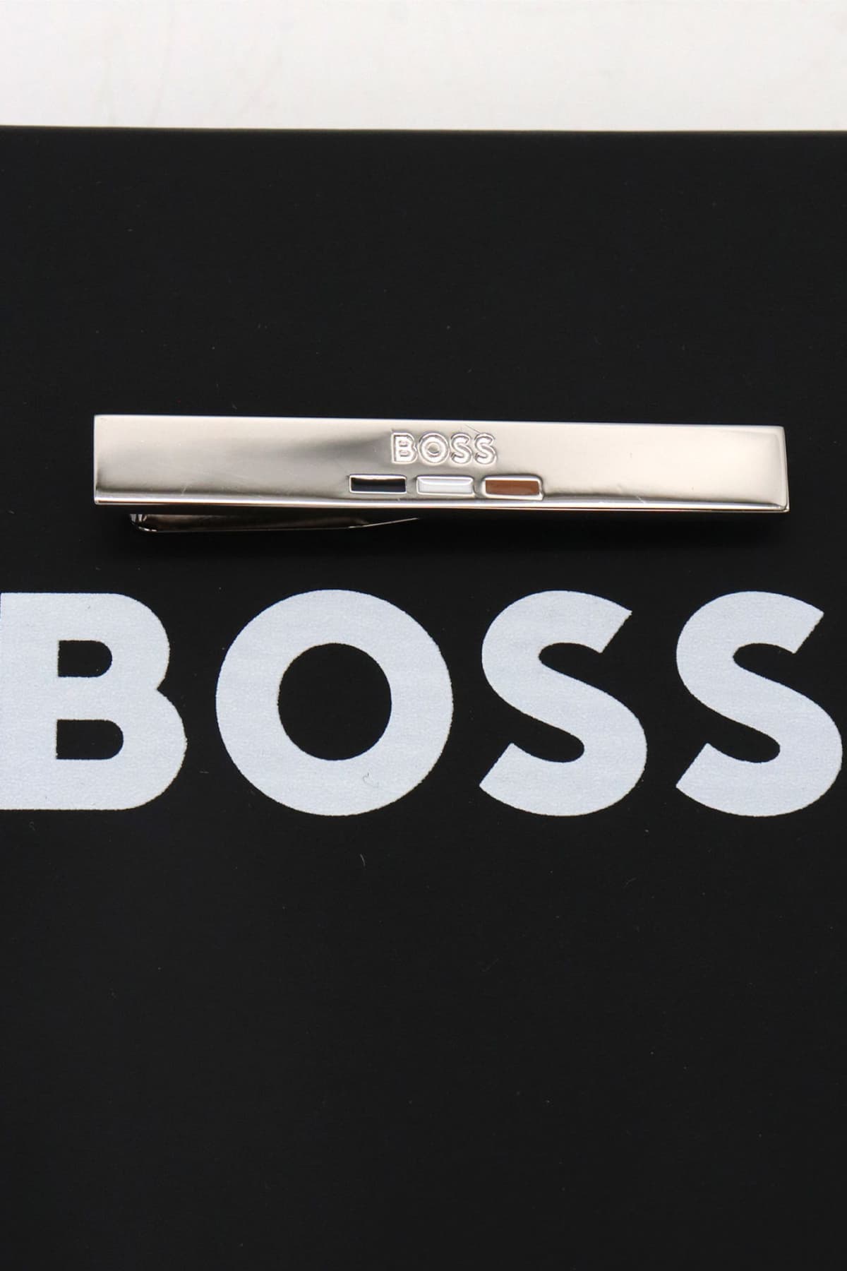 BOSS ΚΛΙΠ ΓΡΑΒΑΤΑΣ B-ICONICDET-TIE ΑΣΗΜΙ