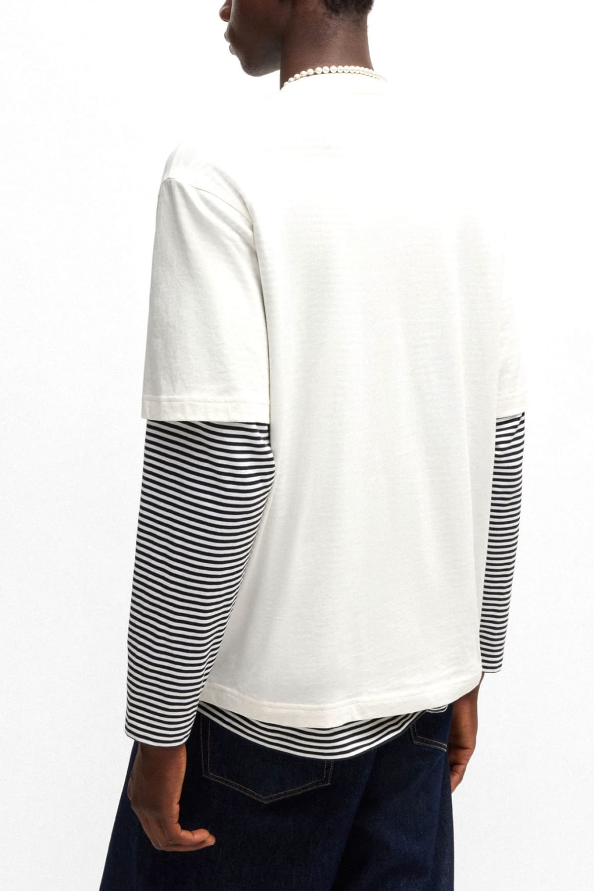 HUGO BLUE T-SHIRT NUGOCREA ΥΠΟΛΕΥΚΟ