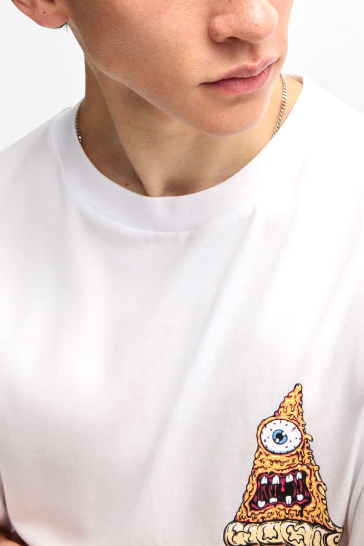 HUGO BLUE T-SHIRT NIZZERIO ΛΕΥΚΟ