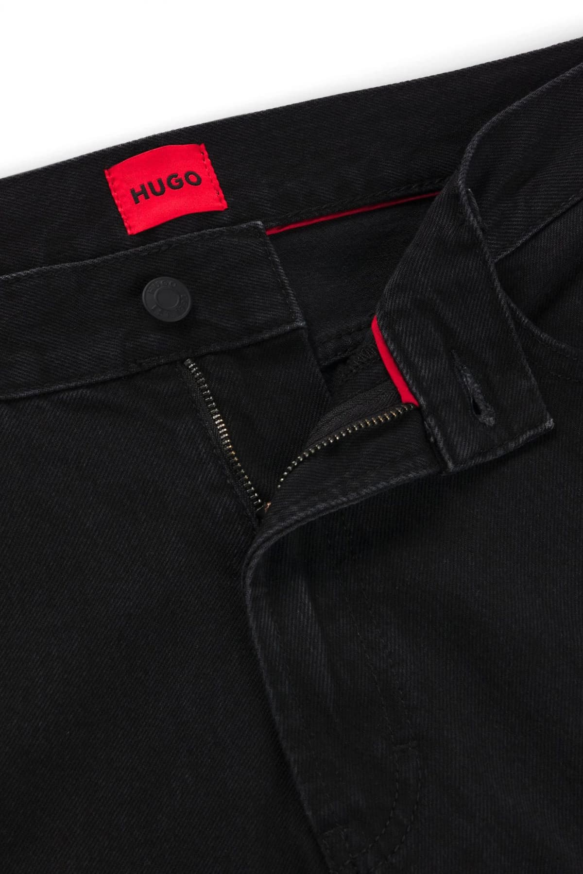 HUGO ΠΑΝΤΕΛΟΝΙ JEANS 838 TAPERED FIT ΜΑΥΡΟ