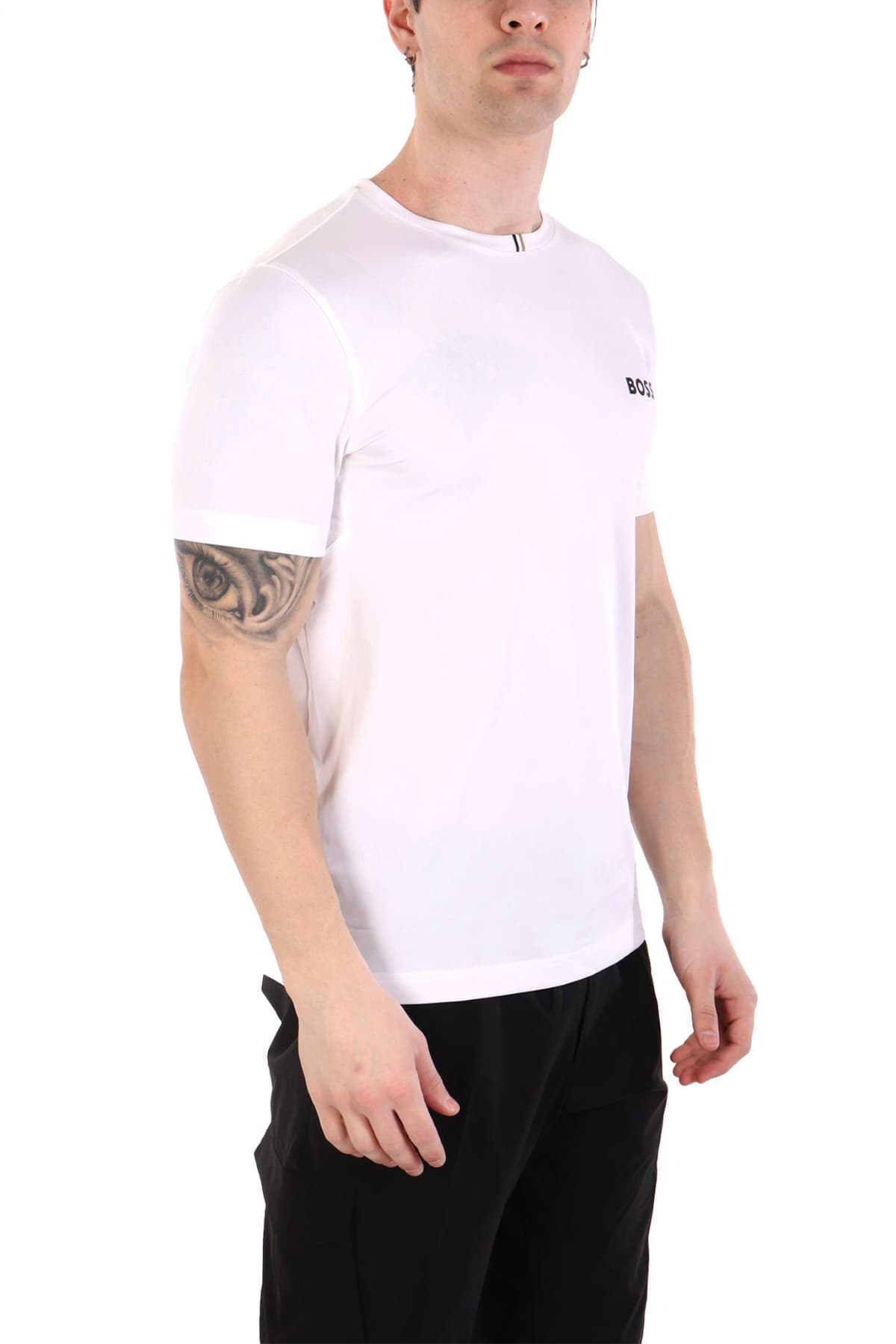 BOSS ATHLEISURE T-SHIRT TEE MB ΛΕΥΚΟ