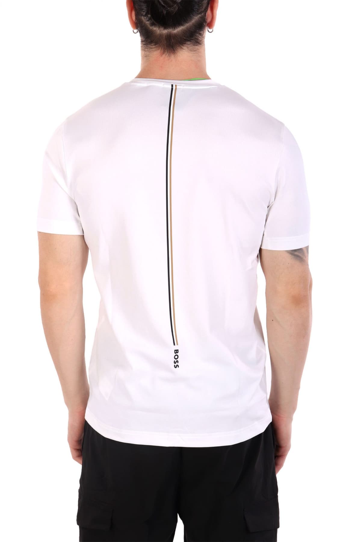 BOSS ATHLEISURE T-SHIRT TEE MB ΛΕΥΚΟ