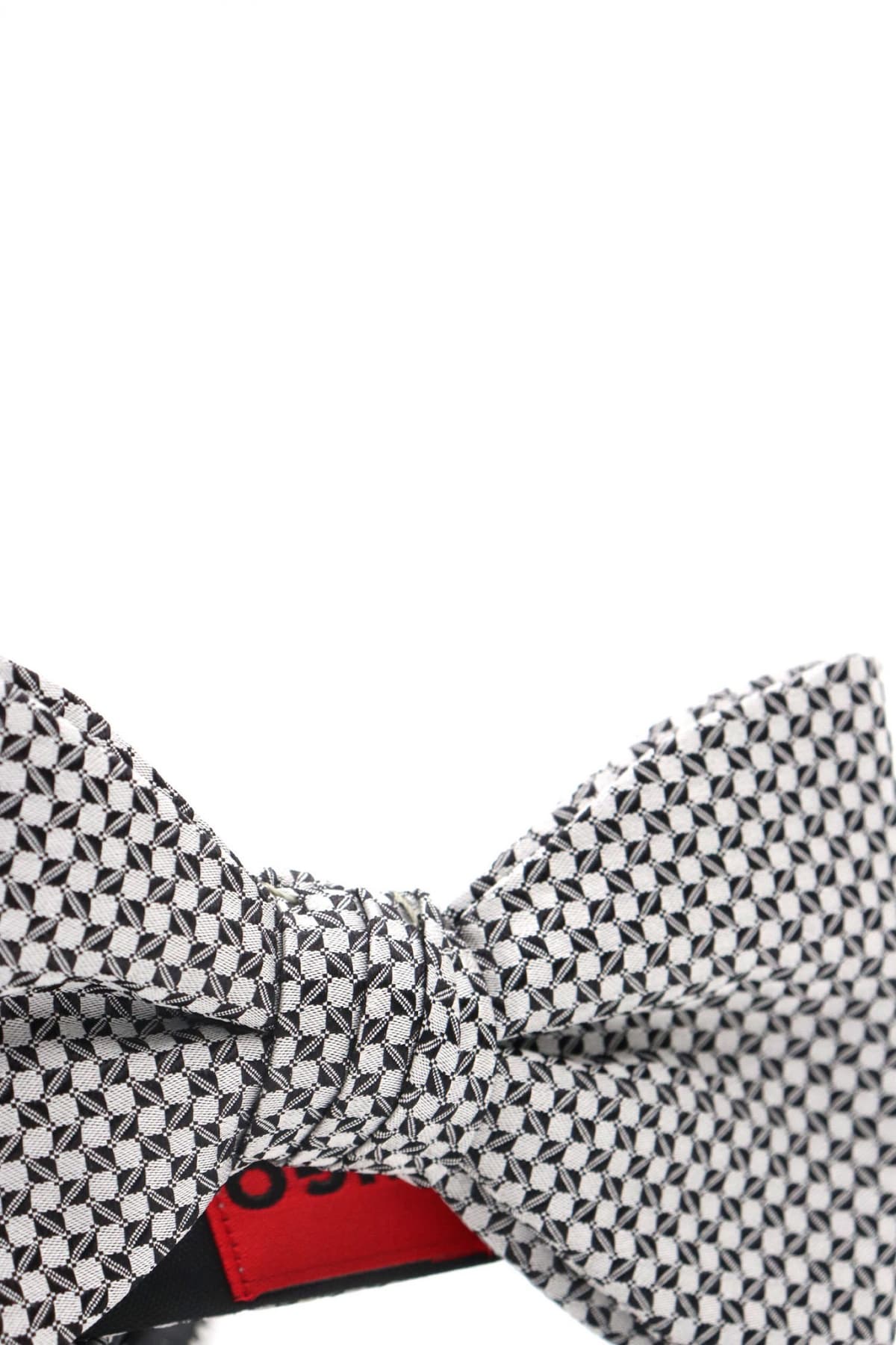 HUGO ΠΑΠΙΓΙΟΝ BOW TIE DRESSY ΜΙΚΡΟΣΧΕΔΙΟ ΛΕΥΚΟ-ΜΑΥΡΟ