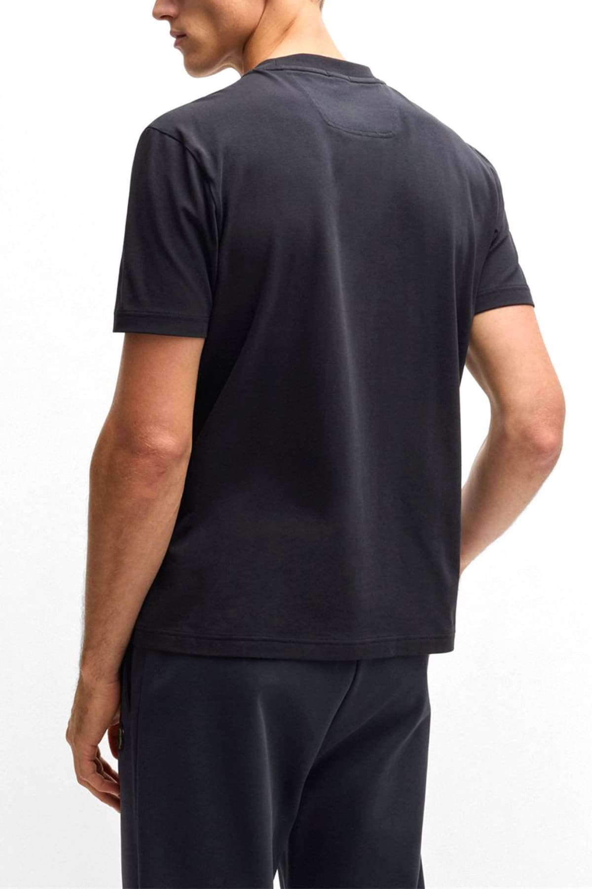 BOSS ATHLEISURE T-SHIRT REGULAR FIT TEE TL LOGO ΜΠΛΕ