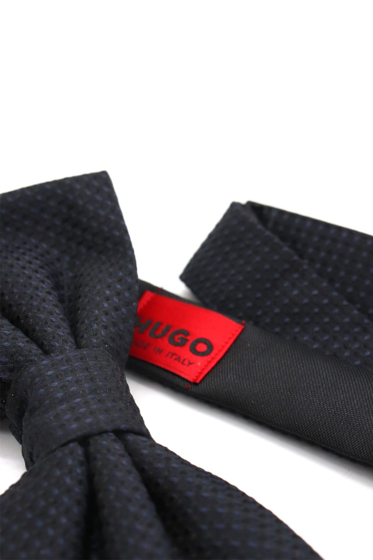 HUGO ΠΑΠΙΓΙΟΝ BOW TIE ΣΚΟΥΡΟ ΜΠΛΕ