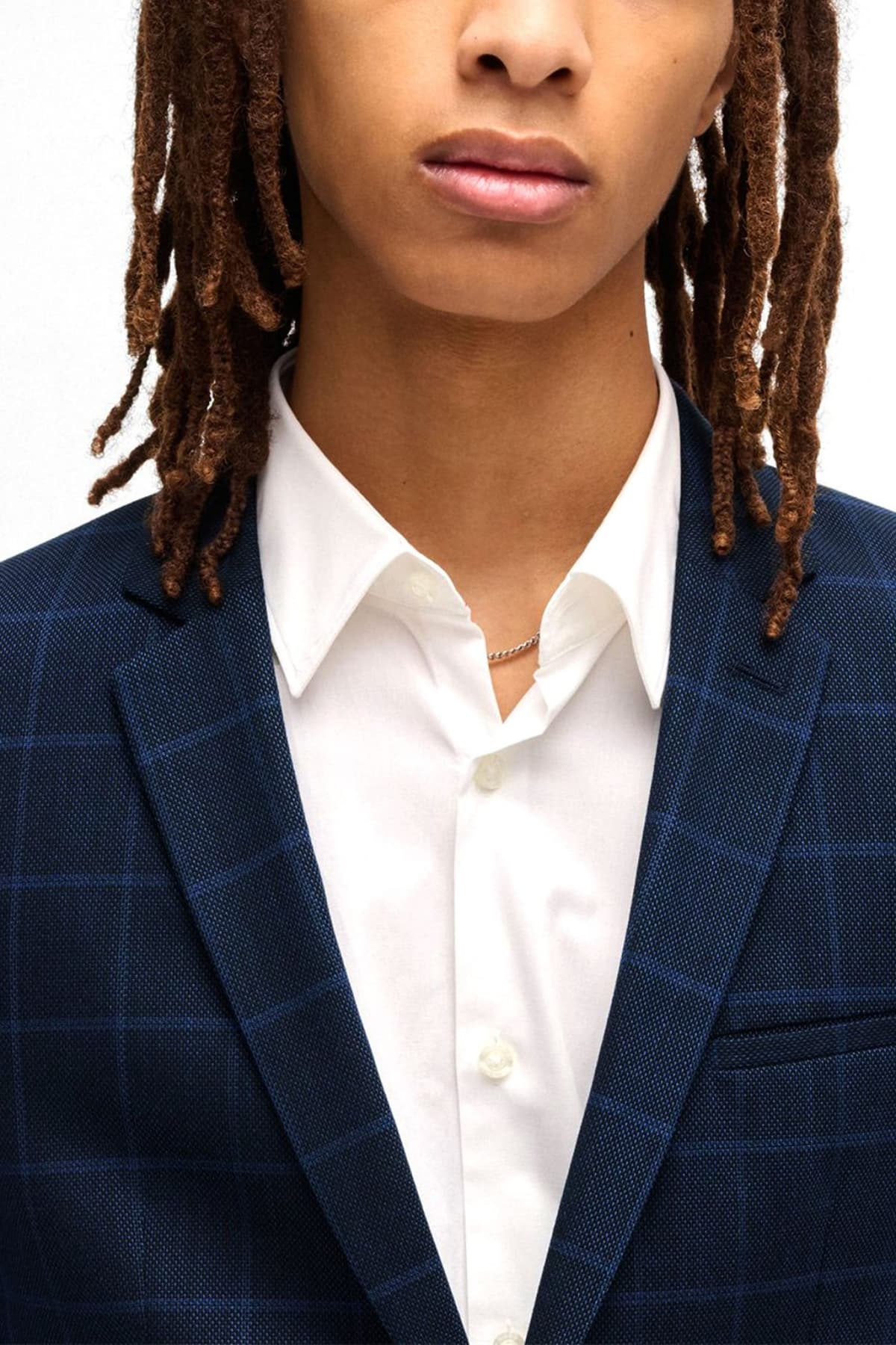 HUGO ΣΑΚΑΚΙ ΚΟΣΤΟΥΜΙΟΥ ARTI232X EXTRA-SLIM FIT ΣΚΟΥΡΟ ΜΠΛΕ