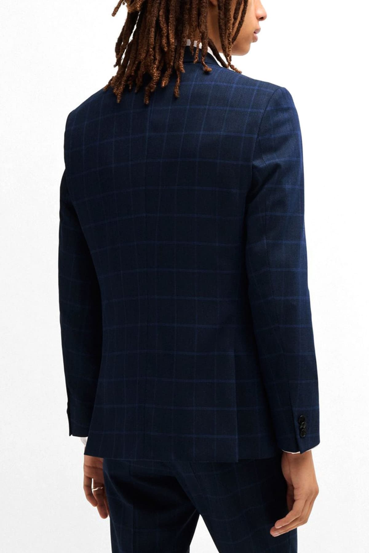 HUGO ΣΑΚΑΚΙ ΚΟΣΤΟΥΜΙΟΥ ARTI232X EXTRA-SLIM FIT ΣΚΟΥΡΟ ΜΠΛΕ