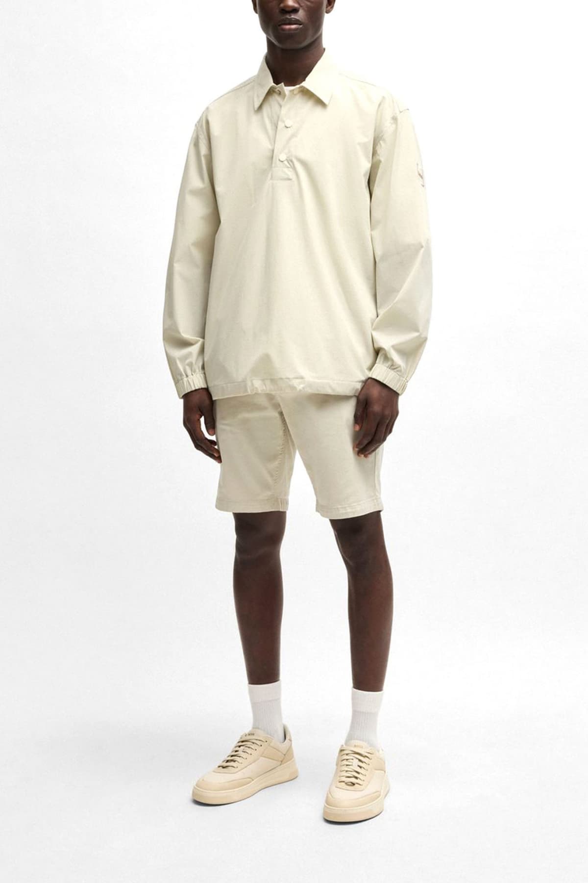 BOSS CASUAL ΒΕΡΜΟΥΔΑ CHINO SLIM FIT CHINO SLIM SHORTS ΜΠΕΖ