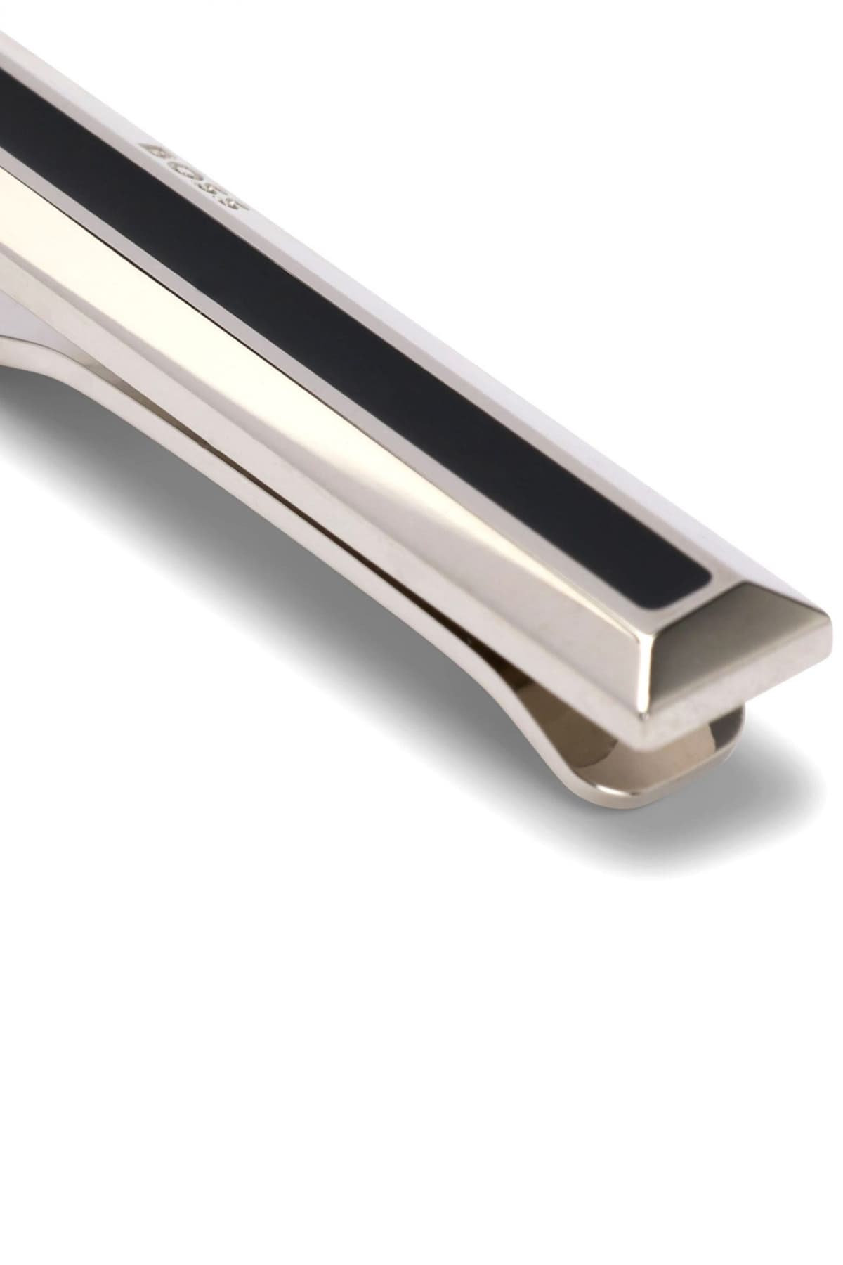 BOSS ΚΛΙΠ ΓΡΑΒΑΤΑΣ B-PYRAMIDINSERT-TIE ΜΑΥΡΟ