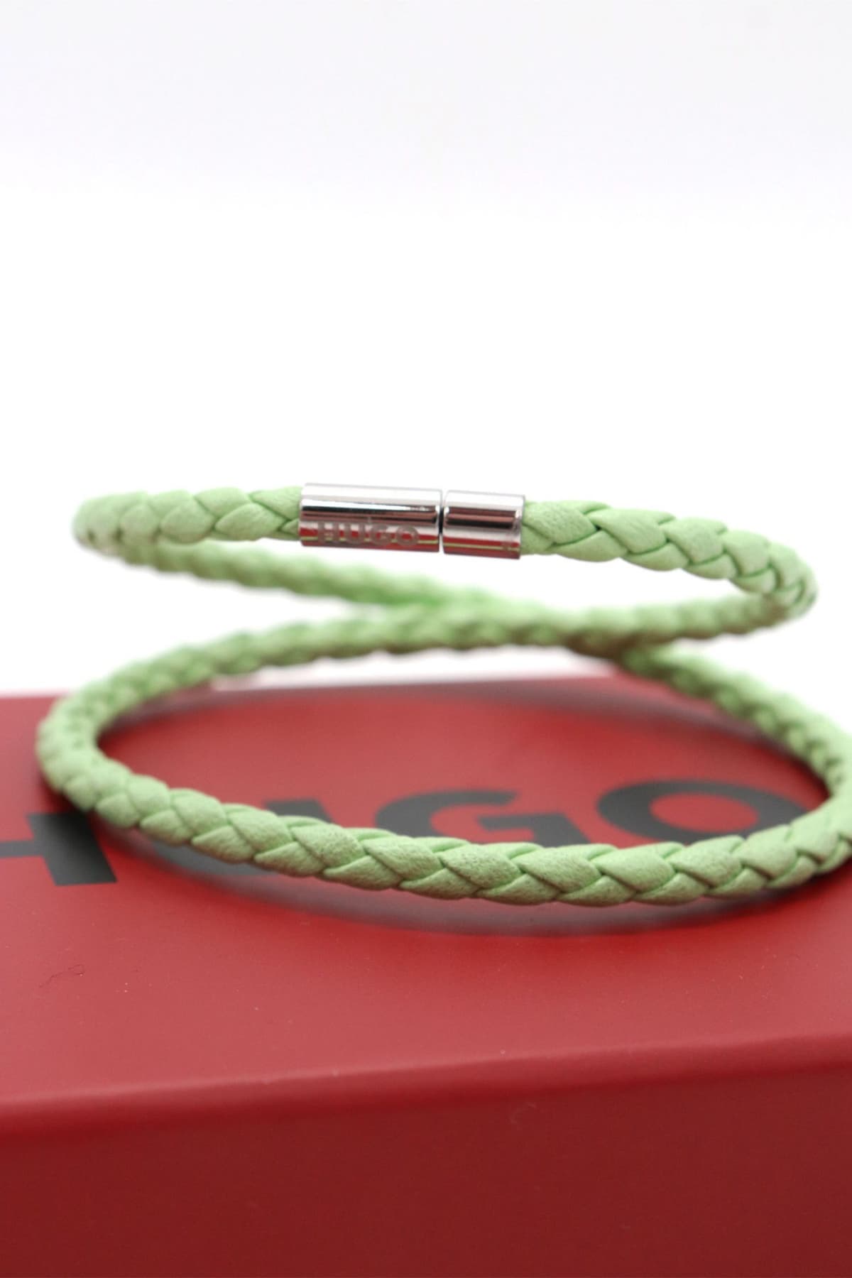 HUGO ΒΡΑΧΙΟΛΙ E-DOUBLEBRAID3-BRA ΠΡΑΣΙΝΟ