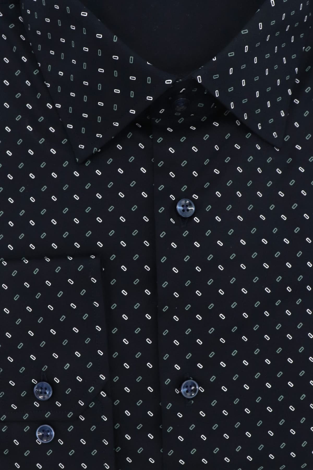 BOSS ΠΟΥΚΑΜΙΣΟ ΜΙΚΡΟΣΧΕΔΙΟ REGULAR FIT STRETCH H-JOE-KENT-C1-214 ΜΠΛΕ