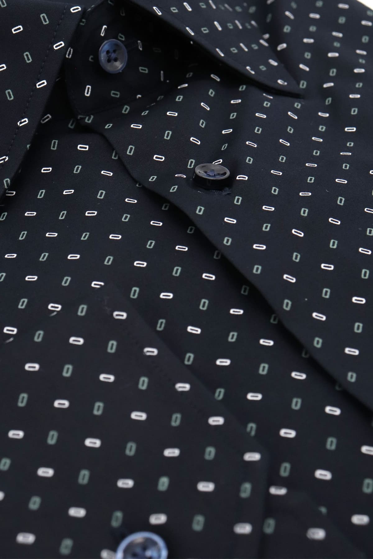 BOSS ΠΟΥΚΑΜΙΣΟ ΜΙΚΡΟΣΧΕΔΙΟ REGULAR FIT STRETCH H-JOE-KENT-C1-214 ΜΠΛΕ