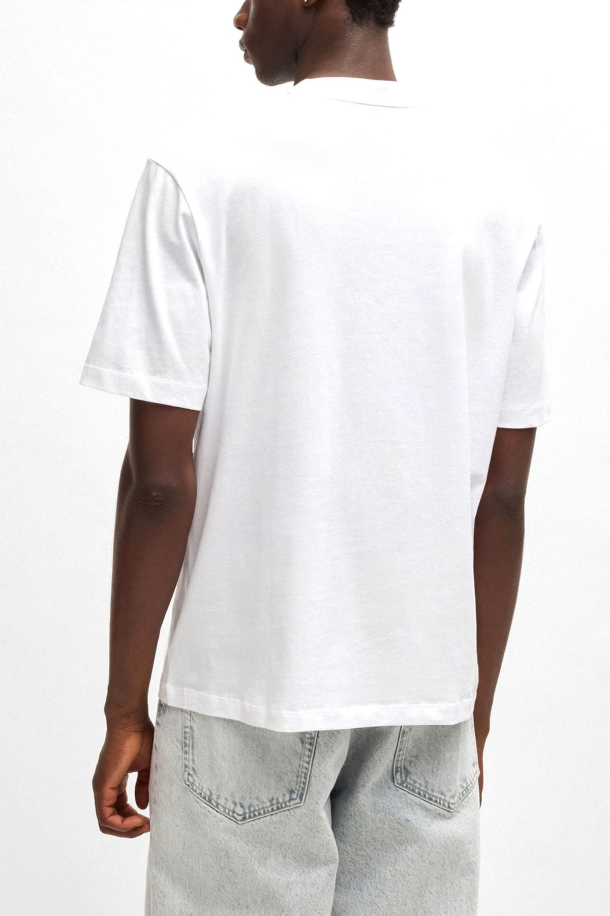 HUGO BLUE T-SHIRT NEWROMI ΛΕΥΚΟ