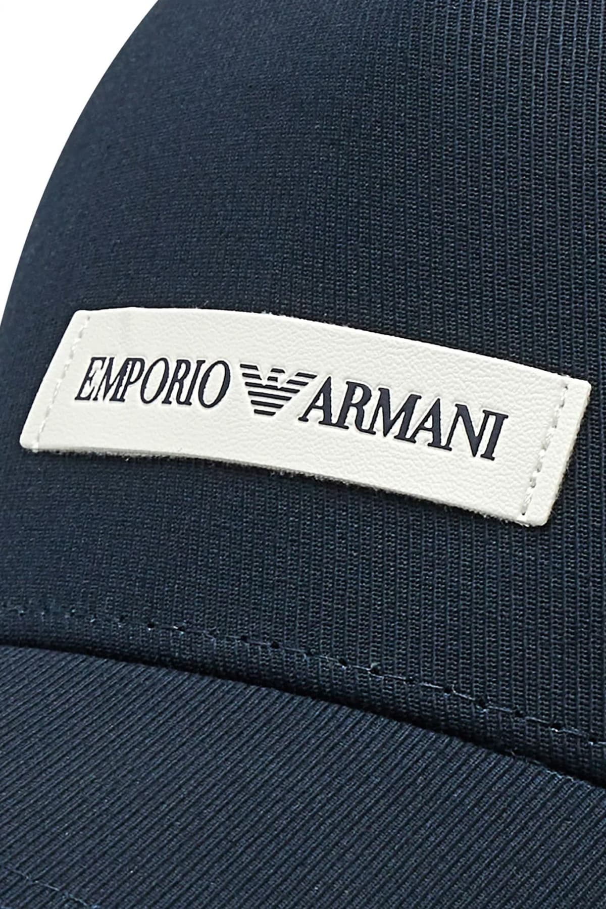 EMPORIO ARMANI ΚΑΠΕΛΟ BASEBALL LOGO ΜΠΛΕ