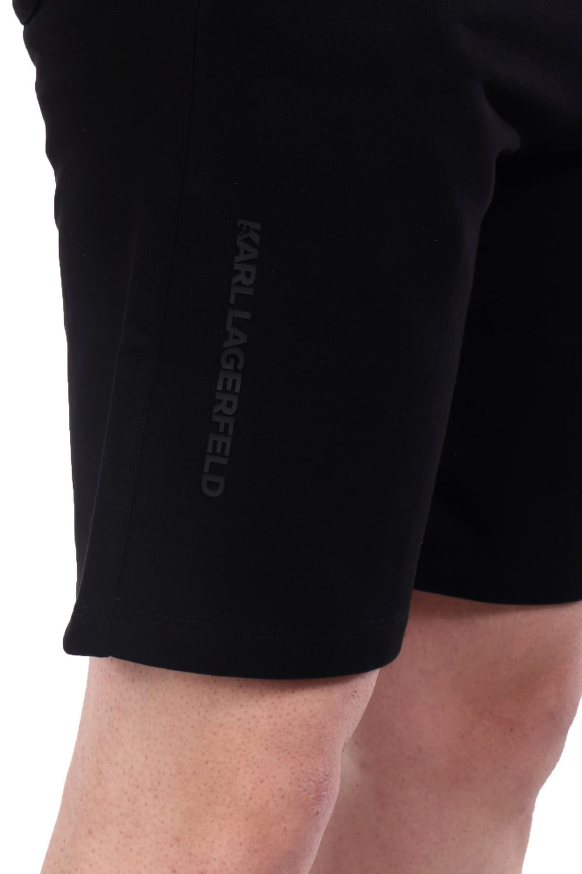 KARL LAGERFELD ΒΕΡΜΟΥΔΑ ΦΟΥΤΕΡ LOGO ΜΑΥΡΟ