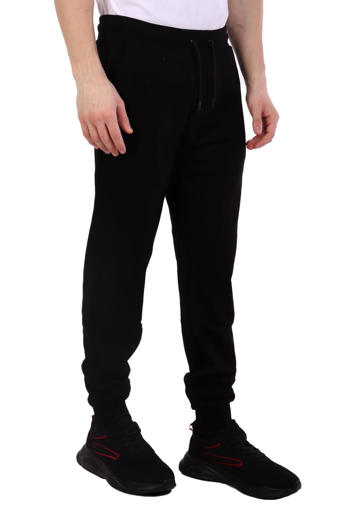 KARL LAGERFELD ΠΑΝΤΕΛΟΝΙ ΦΟΡΜΑ LOGO ΜΑΥΡΟ