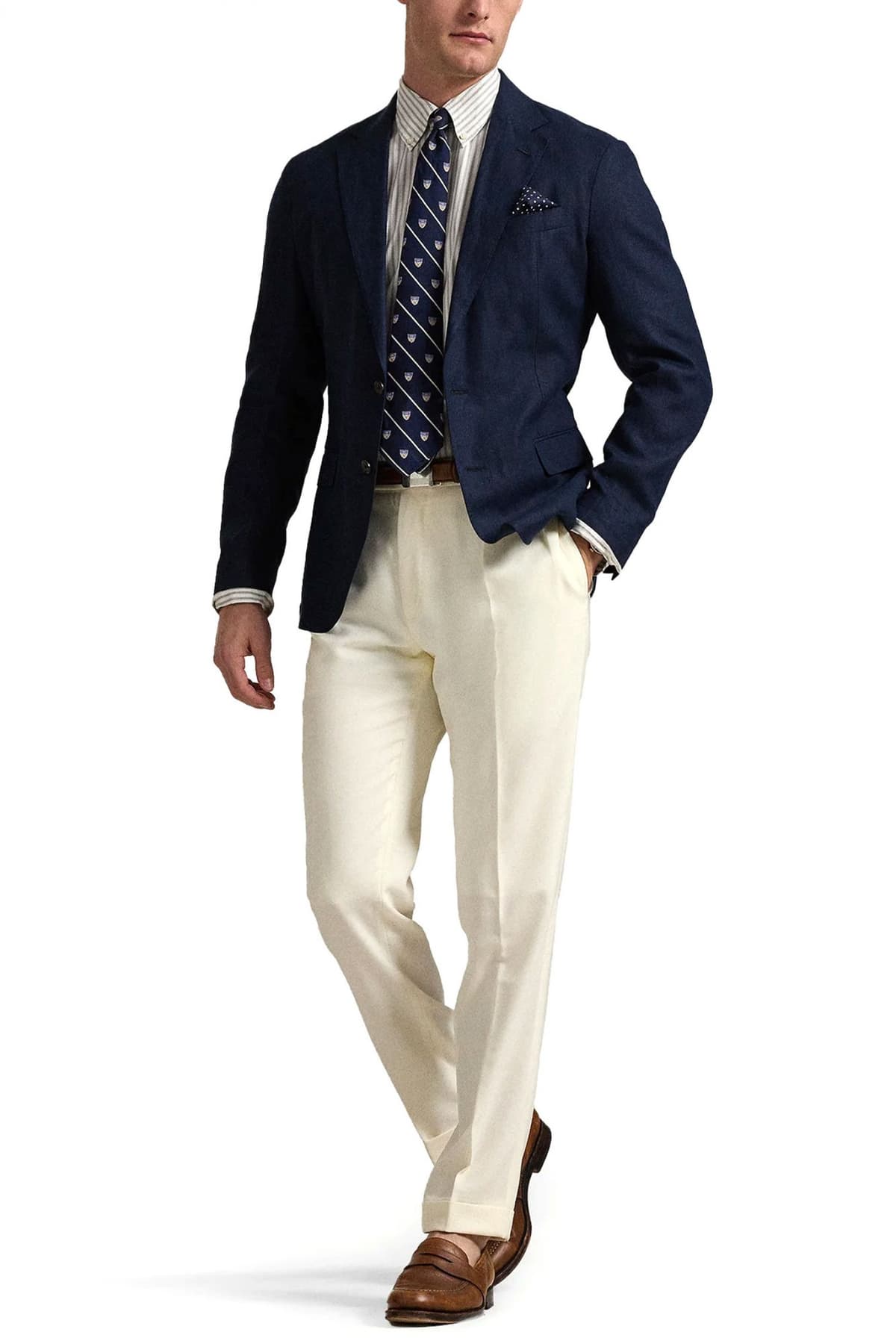 RALPH LAUREN ΠΟΥΚΑΜΙΣΟ ΡΙΓΕ BUTTON DOWN OXFORD CUSTOM FIT ΛΕΥΚΟ-ΓΚΡΙ