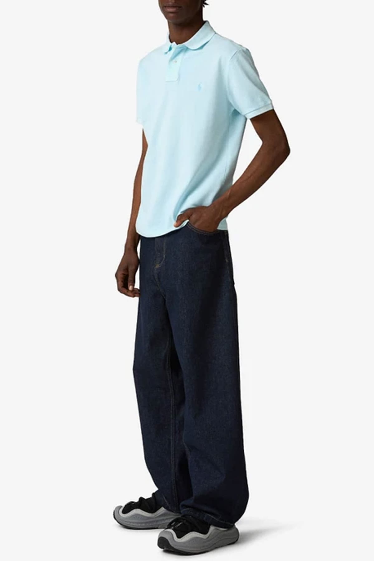 RALPH LAUREN POLO CUSTOM SLIM FIT LOGO ΓΑΛΑΖΙΟ