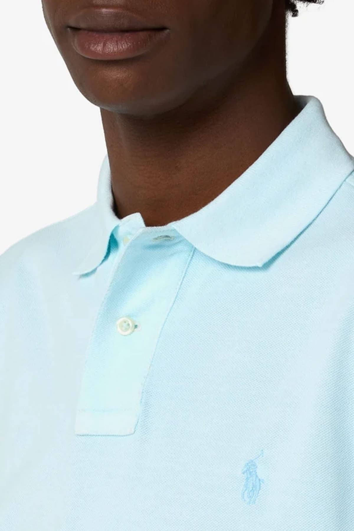 RALPH LAUREN POLO CUSTOM SLIM FIT LOGO ΓΑΛΑΖΙΟ