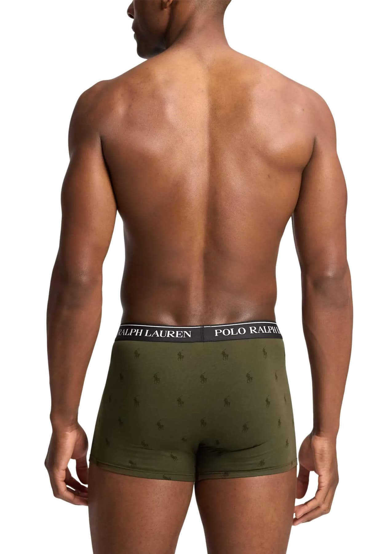 RALPH LAUREN UNDERWEAR ΕΣΩΡΟΥΧΟ ΣΕΤ 3PACK STRETCH COTTON TRUNK ΜΑΥΡΟ-ΓΚΡΙ-ΧΑΚΙ