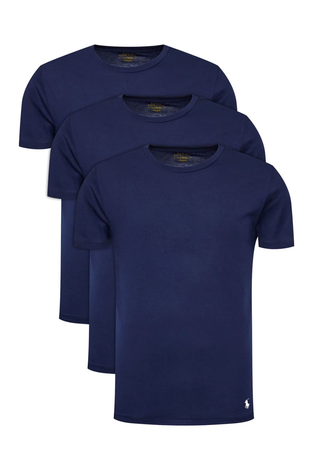 RALPH LAUREN UNDERWEAR ΕΣΩΡΟΥΧΟ ΣΕΤ 3PACK T-SHIRT COTTON CREWS ΜΠΛΕ