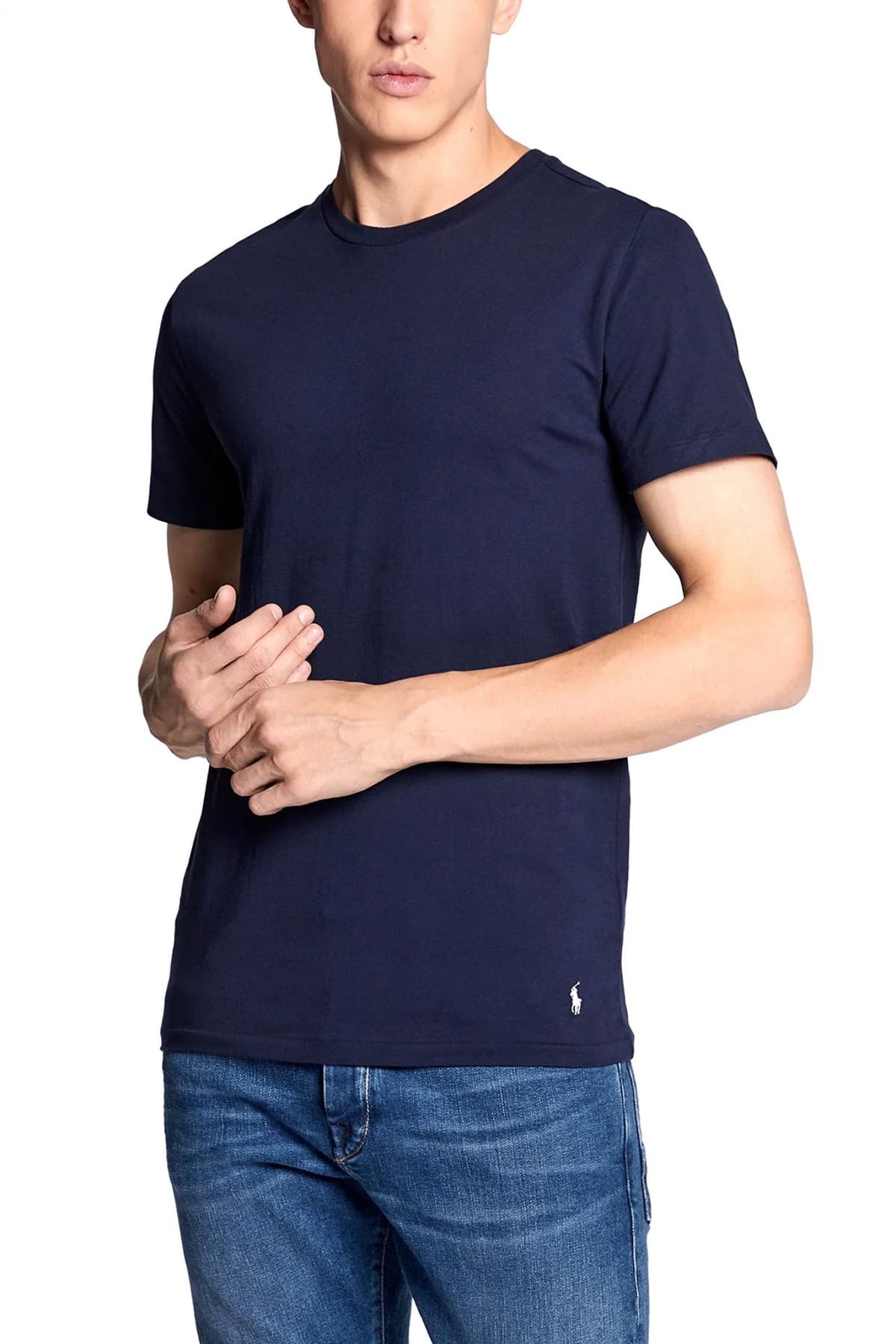 RALPH LAUREN UNDERWEAR ΕΣΩΡΟΥΧΟ ΣΕΤ 3PACK T-SHIRT COTTON CREWS ΜΠΛΕ