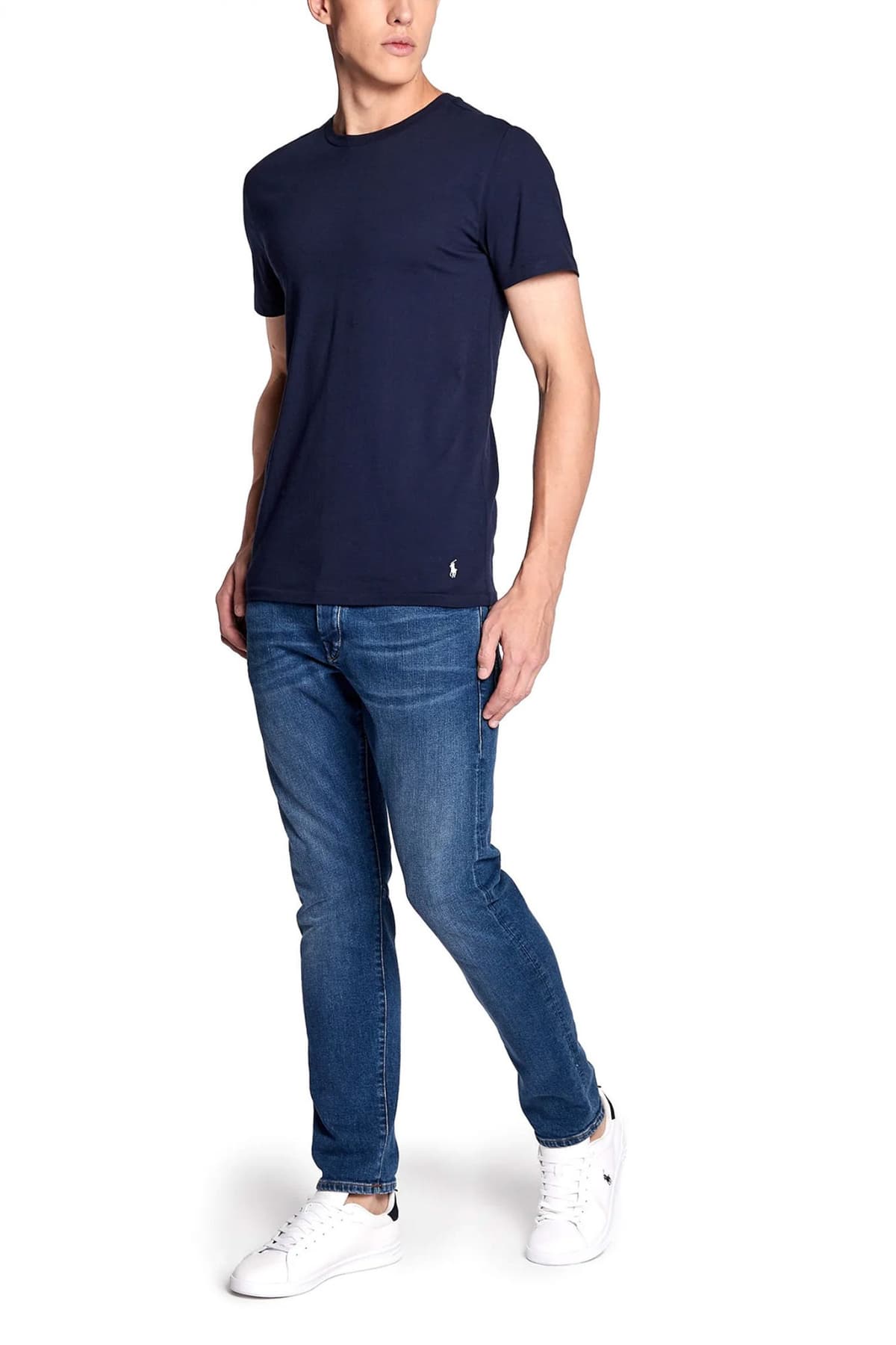 RALPH LAUREN UNDERWEAR ΕΣΩΡΟΥΧΟ ΣΕΤ 3PACK T-SHIRT COTTON CREWS ΜΠΛΕ