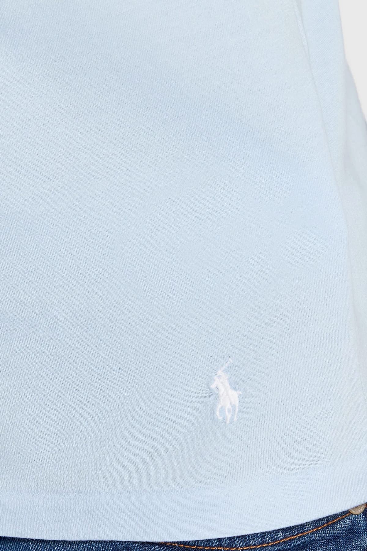 RALPH LAUREN UNDERWEAR ΕΣΩΡΟΥΧΟ ΣΕΤ 3PACK T-SHIRT COTTON CREWS ΜΠΛΕ-ΣΙΕΛ