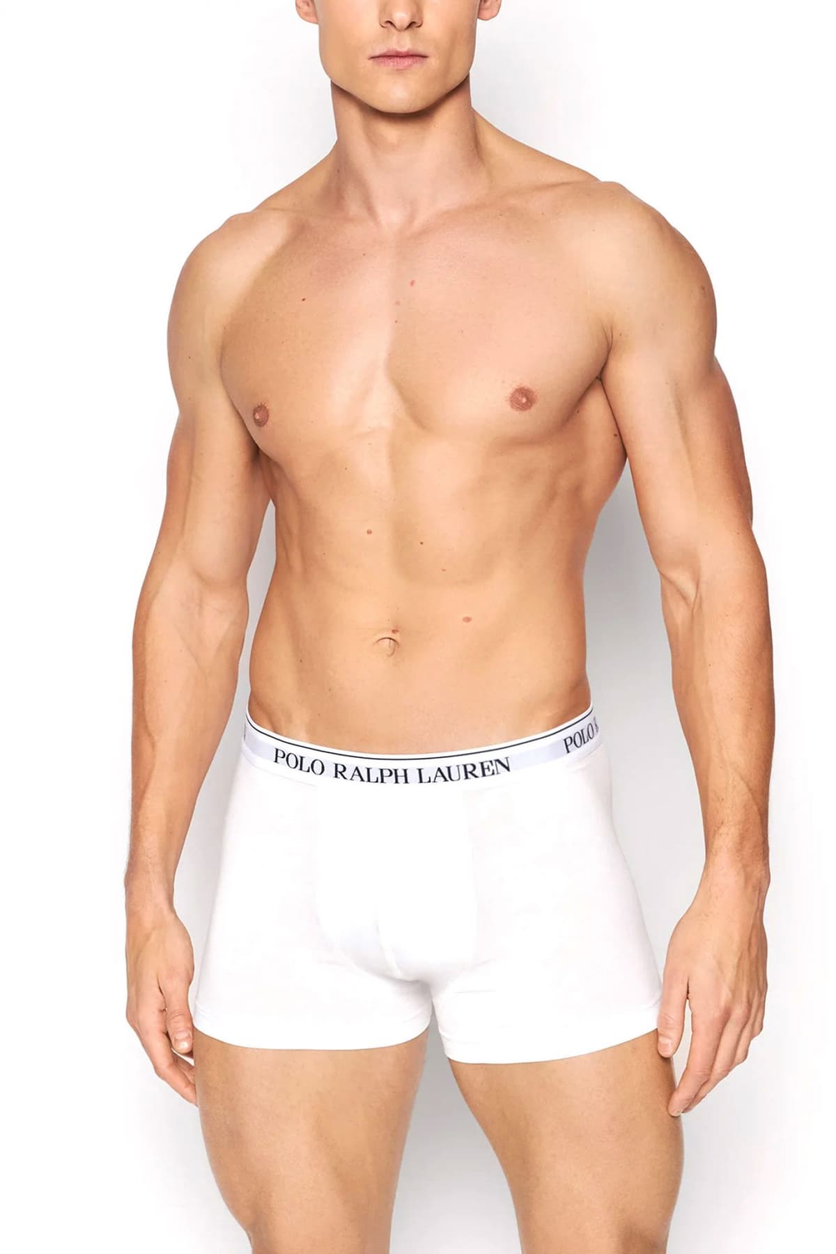 RALPH LAUREN UNDERWEAR ΕΣΩΡΟΥΧΟ ΣΕΤ 3PACK STRETCH COTTON TRUNK ΛΕΥΚΟ