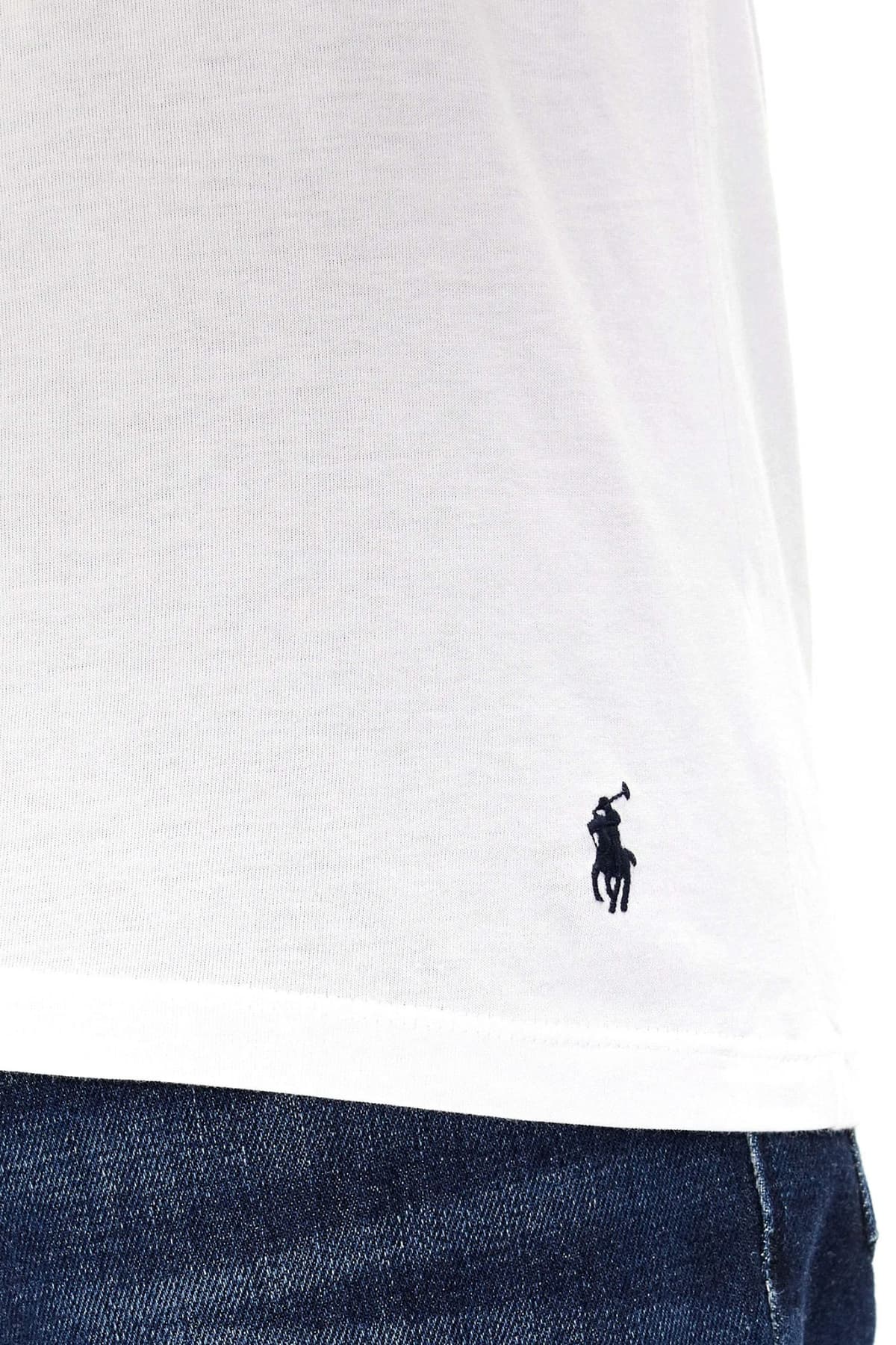 RALPH LAUREN UNDERWEAR ΕΣΩΡΟΥΧΟ ΣΕΤ 3PACK T-SHIRT COTTON V-NECKS ΛΕΥΚΟ